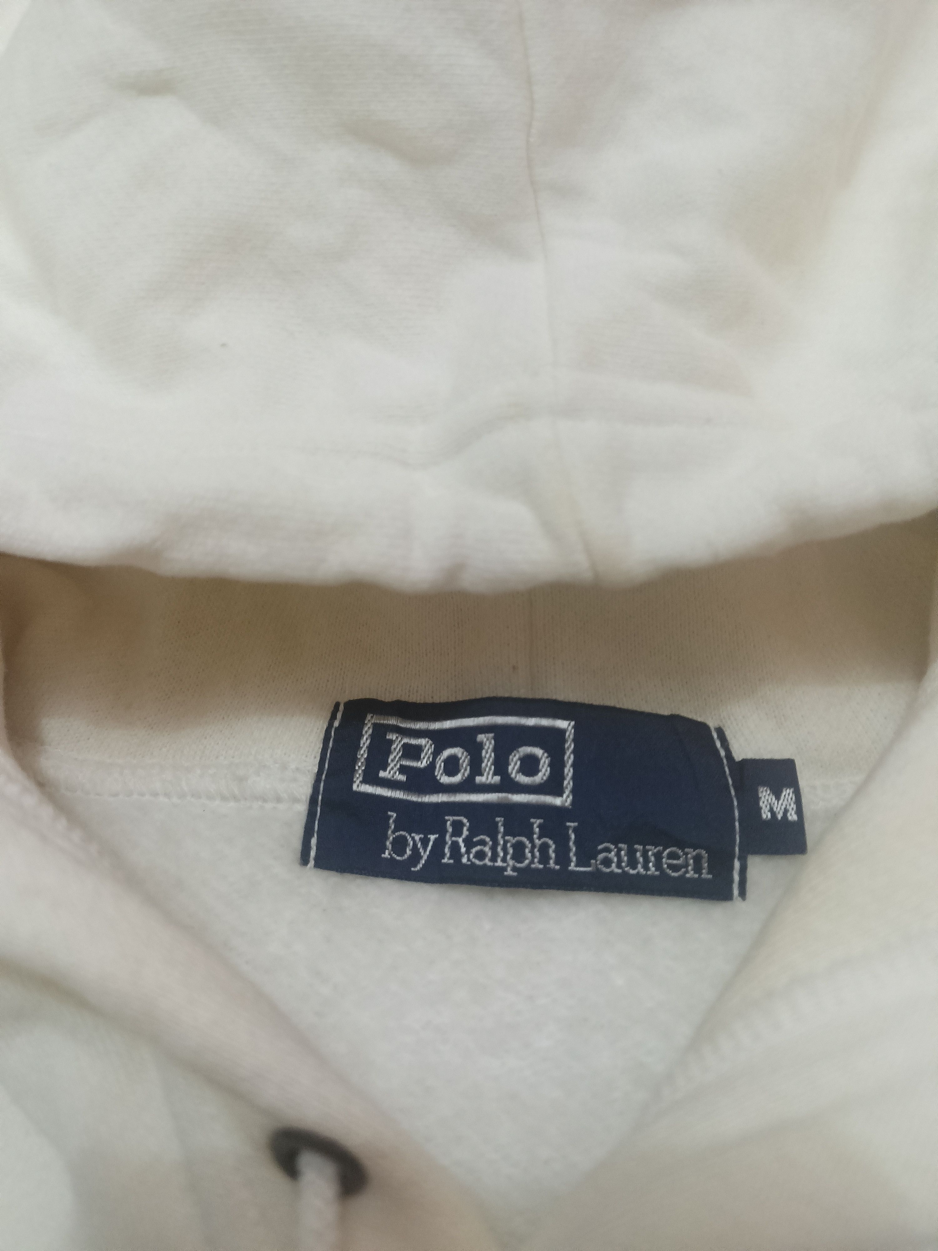 Polo Ralph Lauren Vtg Polo Ralph Lauren Distressed Hoodie Embroidered logo Size US M / EU 48-50 / 2 - 3 Thumbnail