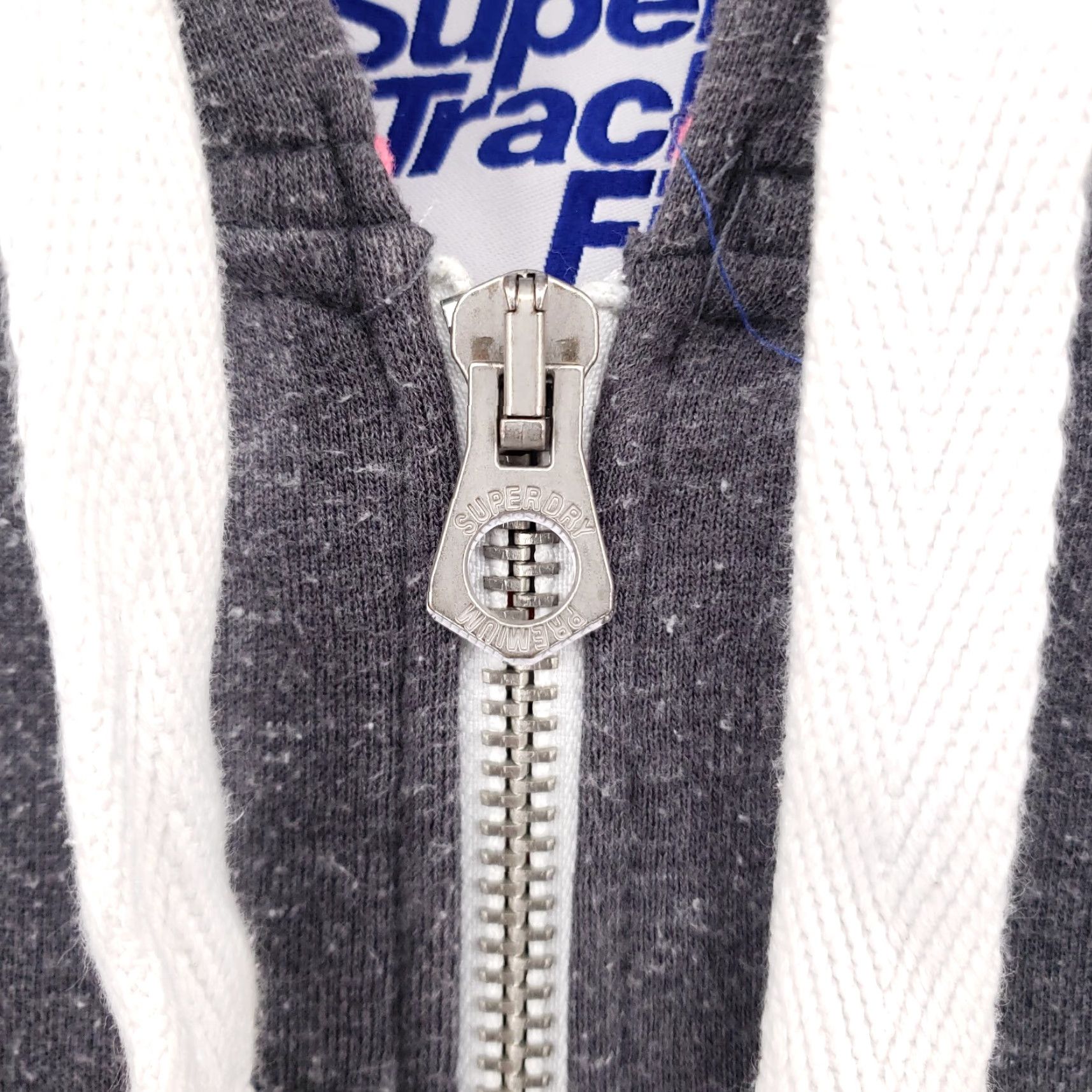 Superdry Superdry Hoodie Womens 2XS Gray Track & Field Zip Up Athletics Sweatshirt Shirt Women XS Gray Sports Spring Zip Hoodie Size XXS / US 00 / IT 34 - 7 Thumbnail