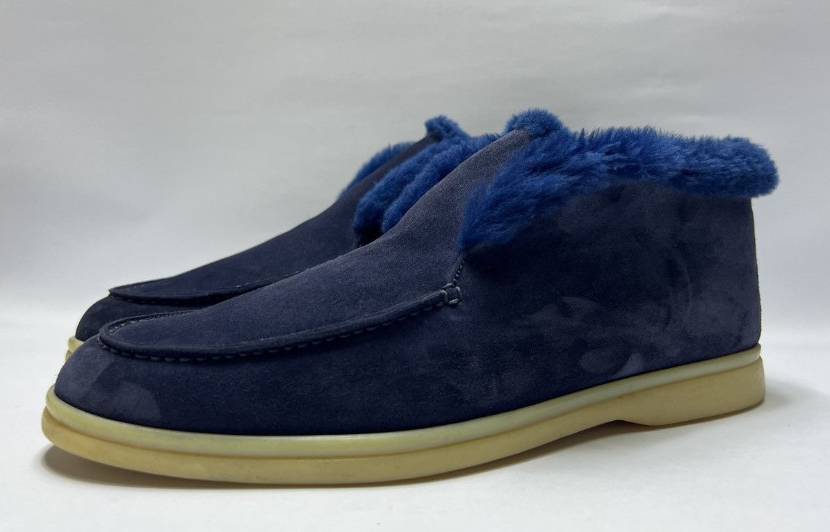Loro Piana Loro Piana - Open Walk Suede & Fur Chukka Boots Size US 8 / IT 38 - 6 Thumbnail