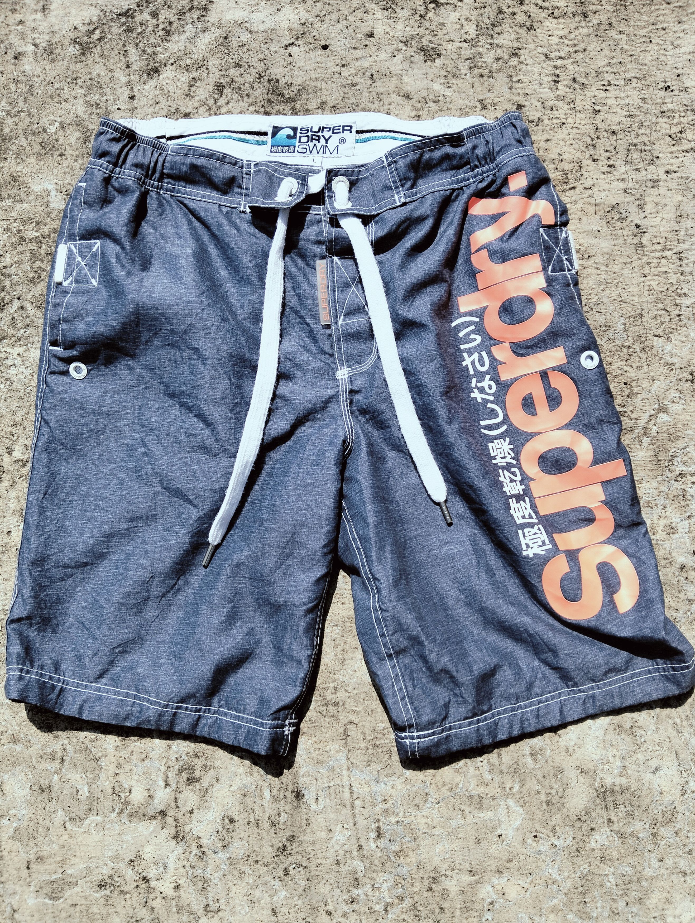 Superdry 🔥 Superdry Men's Board Shorts – Swimwear Japanese Design 🔥 Size US 36 / EU 52 - 1 Thumbnail