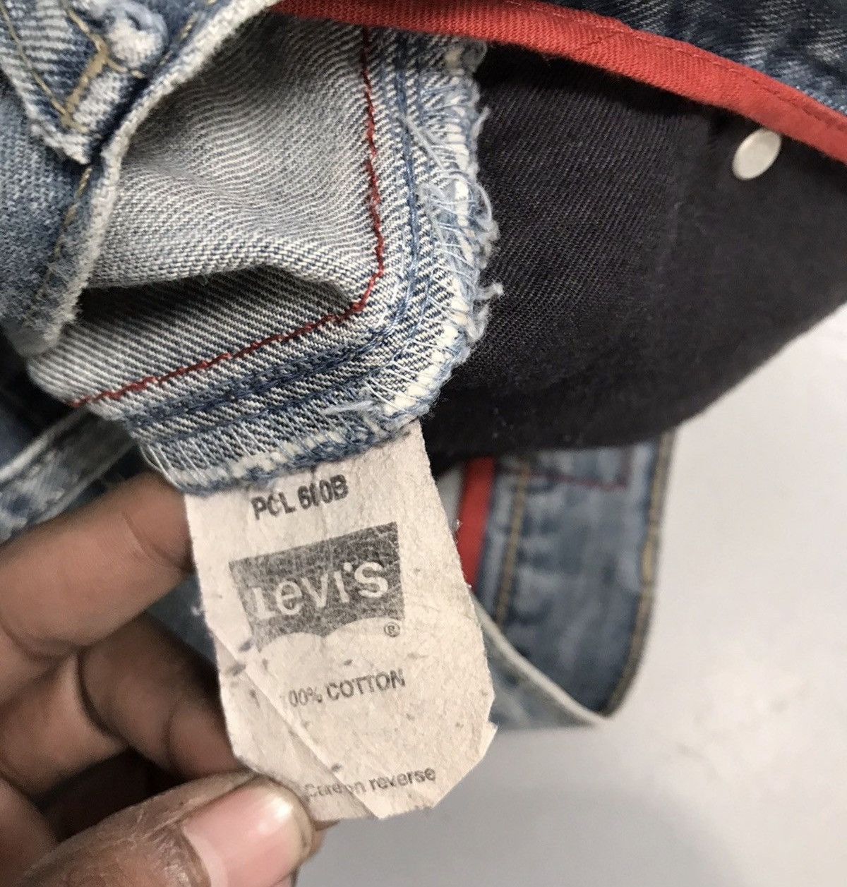 Levi's Vintage Levi’s engineer jeans denim Size US 34 / EU 50 - 6 Thumbnail
