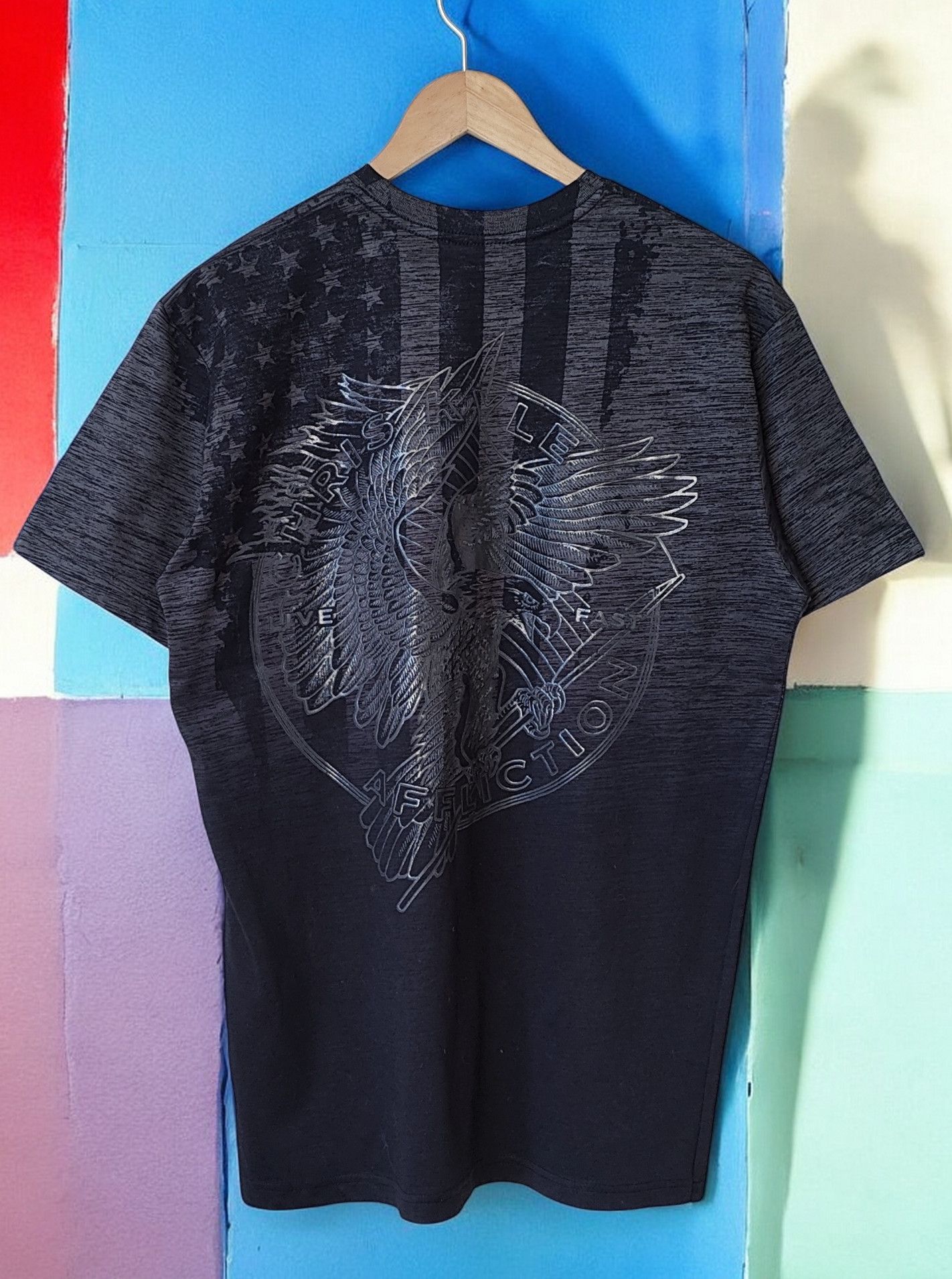 Affliction Affliction Y2K USA Flag Eagle x Chris Kyle Sniper Tshirt Size US L / EU 52-54 / 3 - 2 Thumbnail