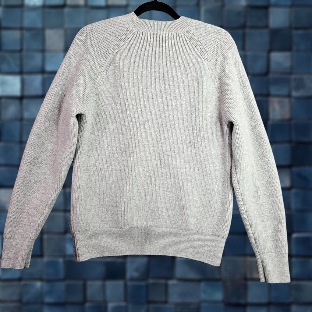 Aime Leon Dore Aimé Leon Dore Gray Crewneck Knit Wool Nylon Merino Blend Sweater Size M Women Pullover Casual All Seasons Long Sleeve Solid Modern Vintage No N/A Size M / US 6-8 / IT 42-44 - 1 Thumbnail