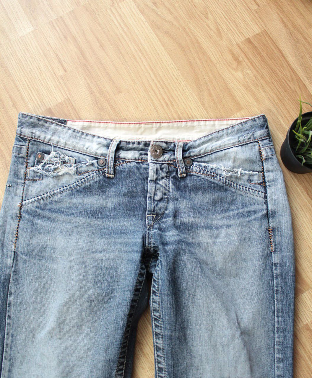Marithe + Francois Girbaud 🔥 Marithe Francois Girbaud Denim Avant Garde Jeans Pants Size 30" / US 8 / IT 44 - 7 Thumbnail