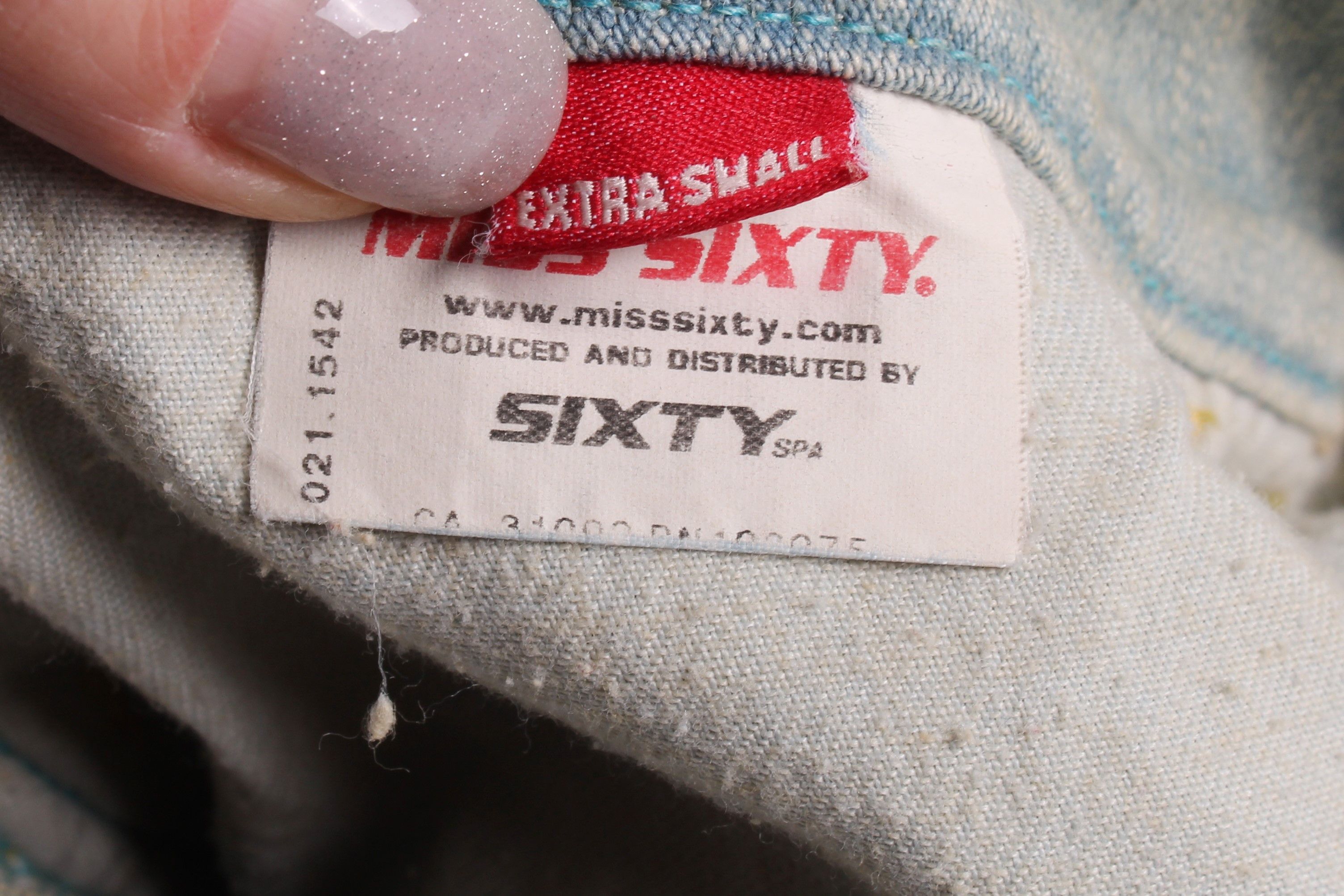 Miss Sixty Vintage Miss Sixty Y2K Pencil Straight Skirt Size 26" / US 2 / IT 38 - 8 Thumbnail