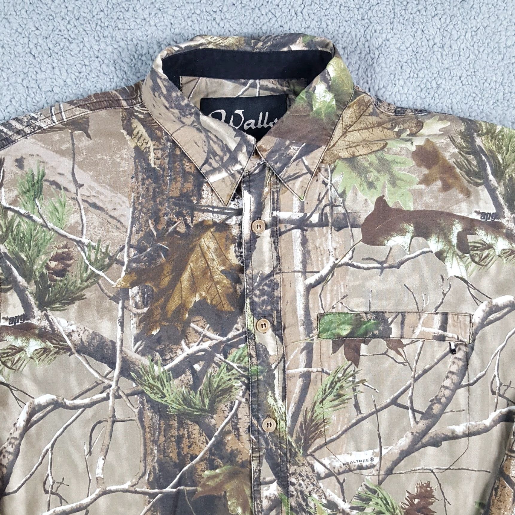 Walls Vintage Walls 90s Camo Outdoor Hunting Shirt Men Large Collared Button-Up Fall Casual Workwear Size US L / EU 52-54 / 3 - 2 Thumbnail