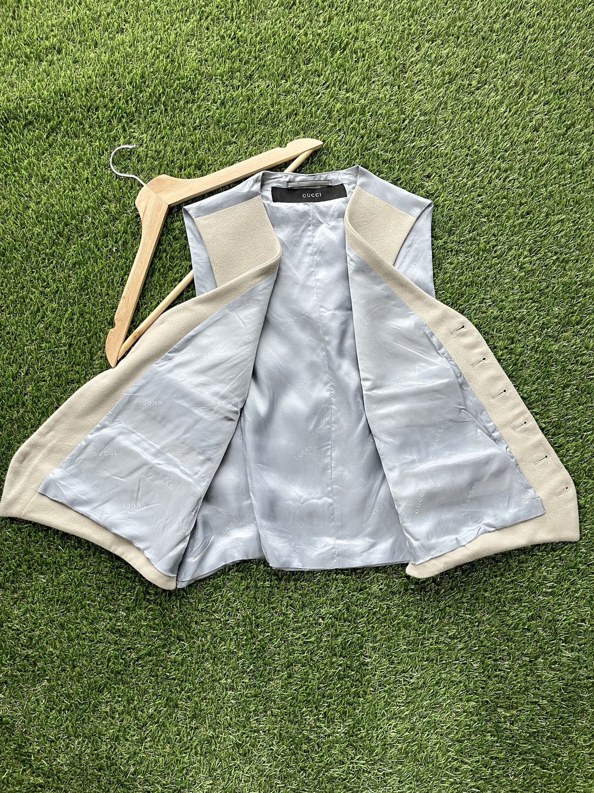 Gucci Gucci Monogram Waistcoat Wool Vest Size US L / EU 52-54 / 3 - 7 Thumbnail