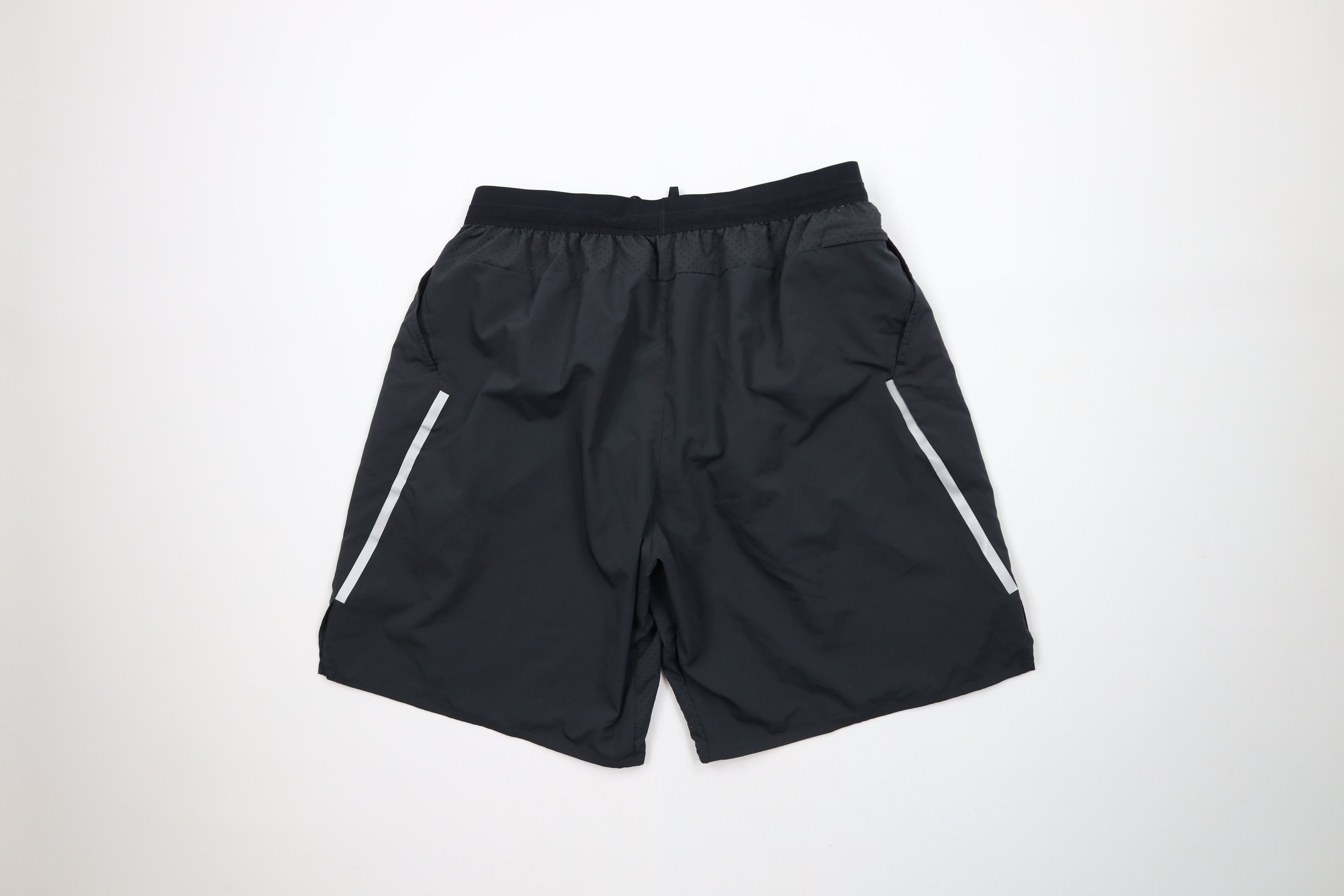 Nike × Vintage Nike Reflective Swoosh Above Knee Lined Running Shorts Size US 36 / EU 52 - 11 Thumbnail