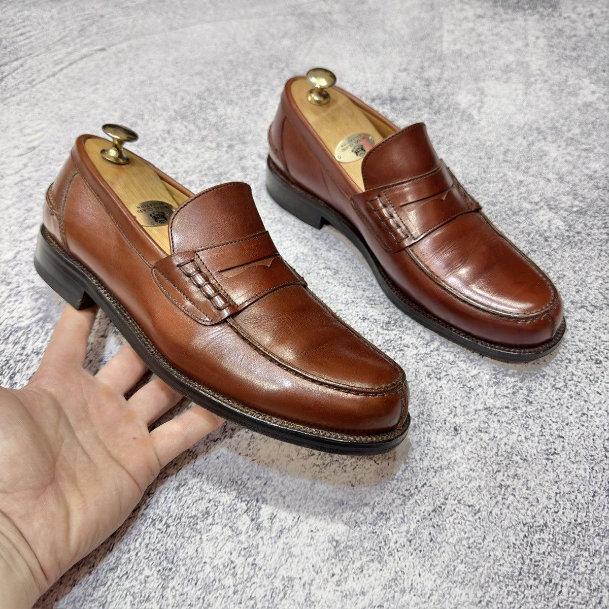 Other Jones Welted Leather Penny Loafers US9.5 UK8.5 EU42.5 Size US 9.5 / EU 42-43 - 3 Thumbnail