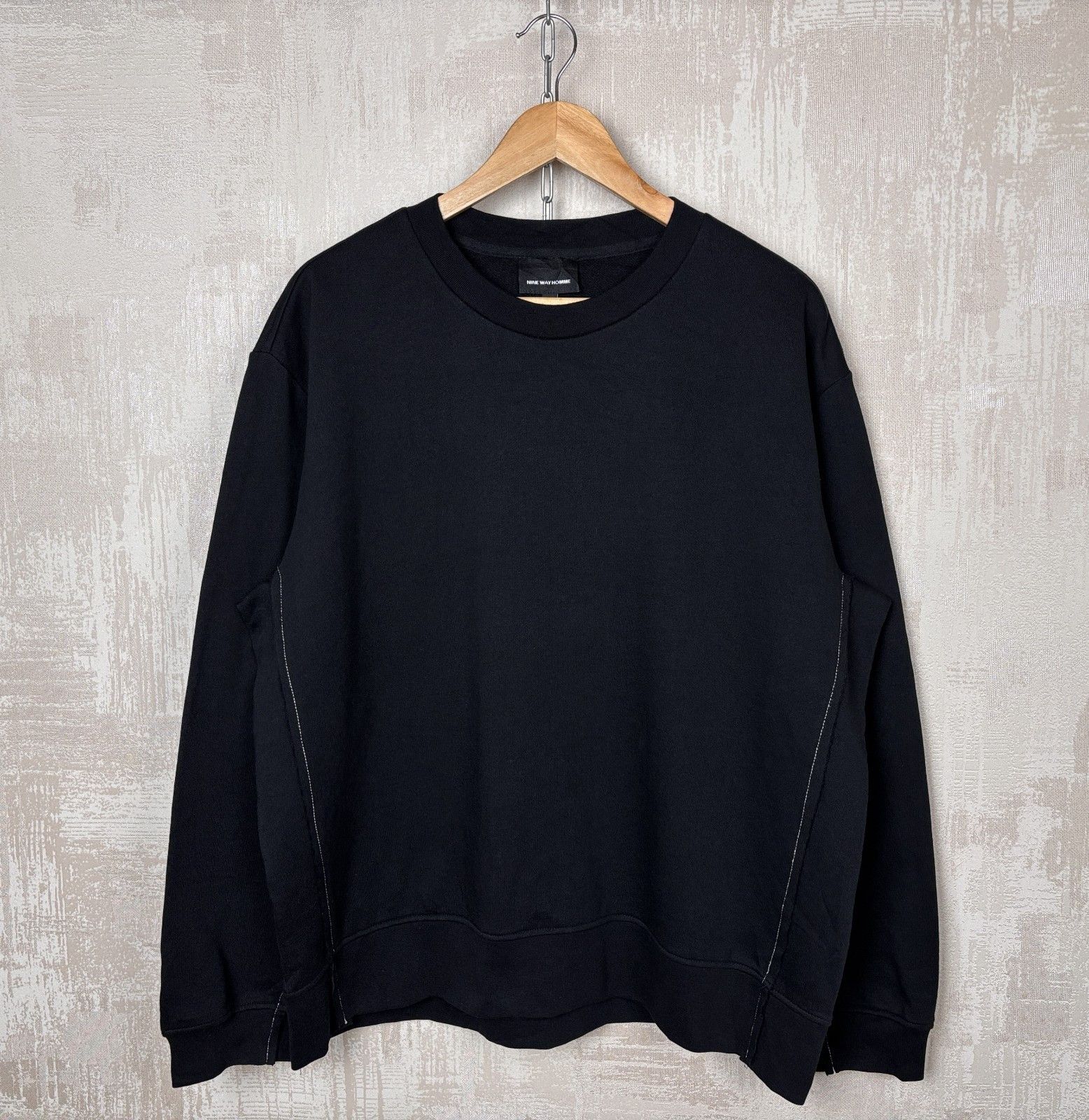 Other Nine Way Homme Crew Neck Sweatshirt Raw Edge Size US L / EU 52-54 / 3 - 1 Thumbnail
