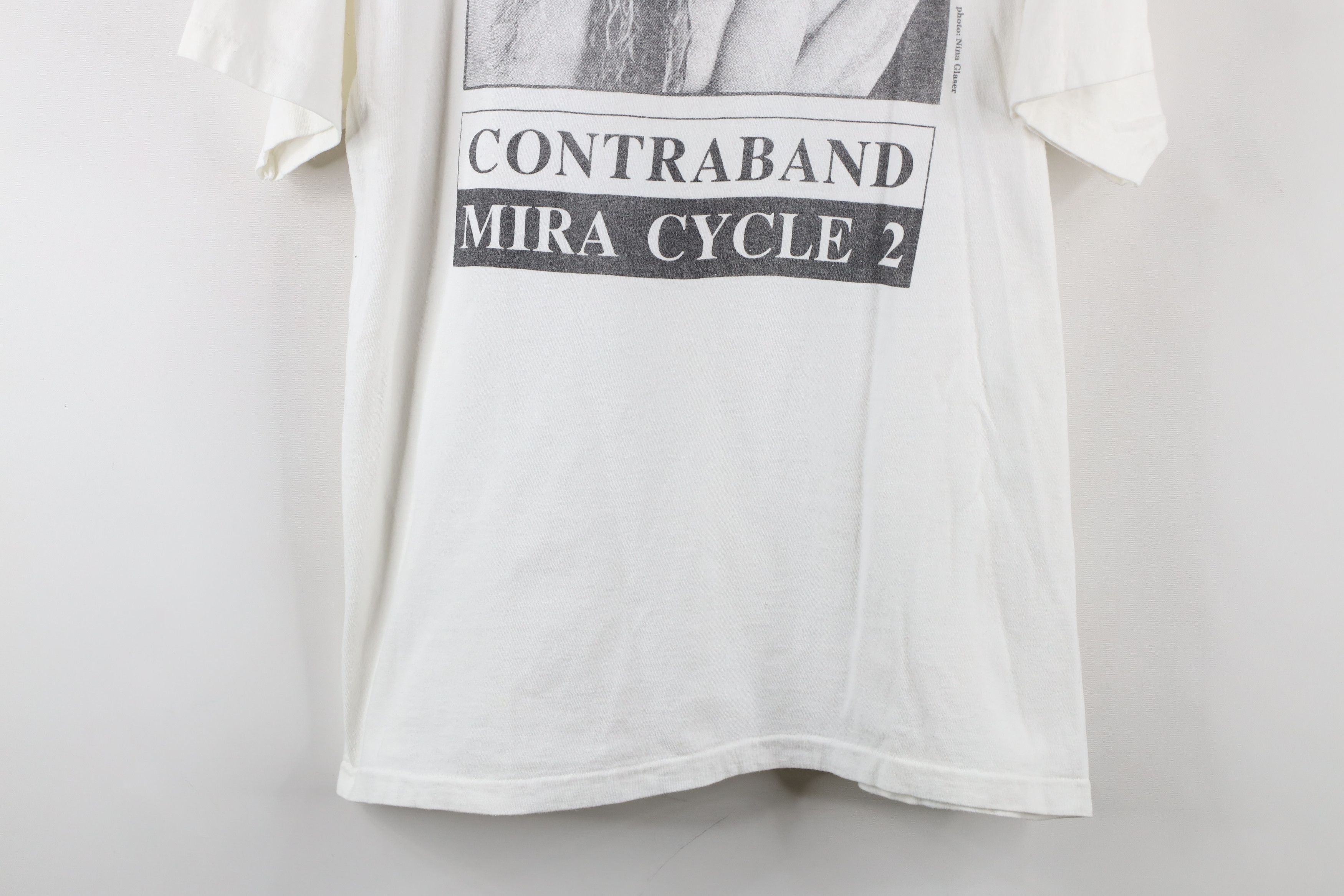 Vintage Vintage 90s Contraband Mira Cycle 2 Dance Group T-Shirt USA Size US L / EU 52-54 / 3 - 3 Thumbnail