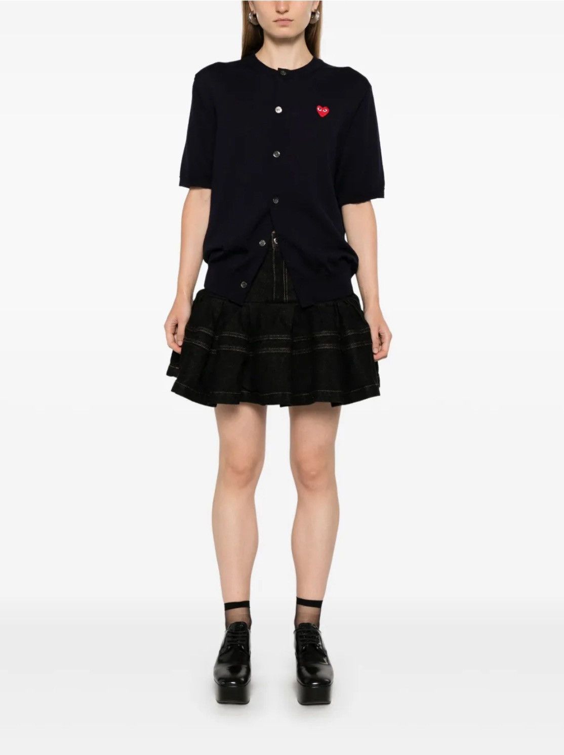 Comme des Garcons Comme Des Garçons Play heart-patch cardigan unisex Size US S / EU 44-46 / 1 - 2 Thumbnail