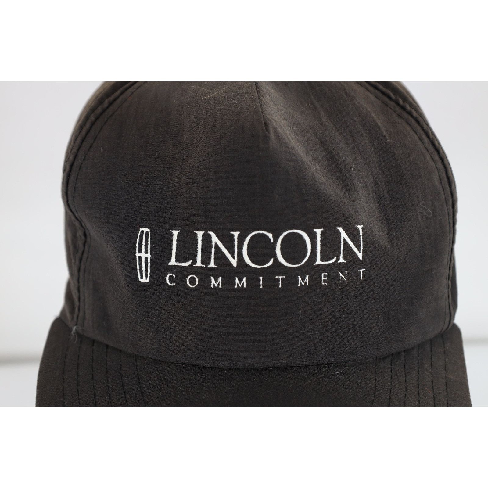 Vintage Vintage 80s 90s Spell Out Lincoln Car Sun Faded Snapback Hat Size ONE SIZE - 2 Thumbnail