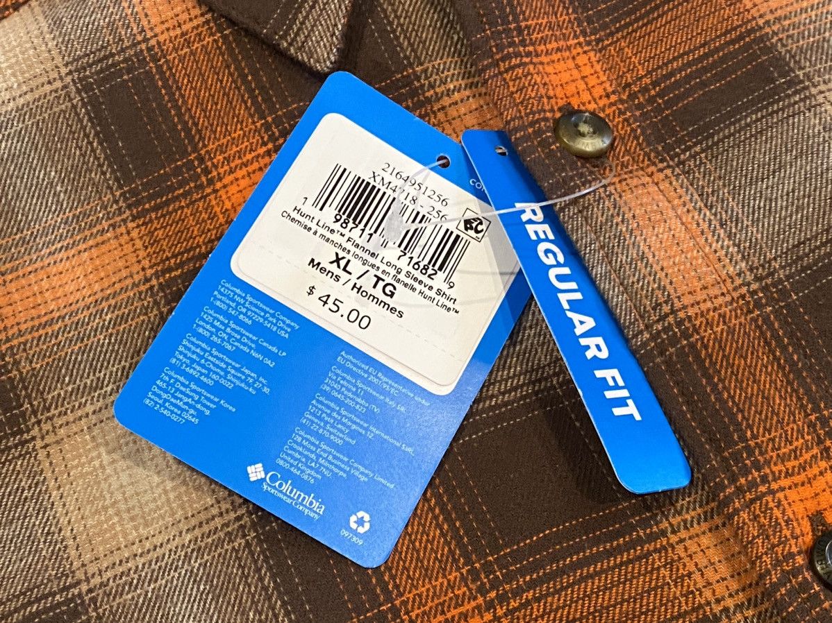 Columbia Colombia “phg” hinting long sleeve buttonup flannel shirt xl Size US XL / EU 56 / 4 - 6 Thumbnail