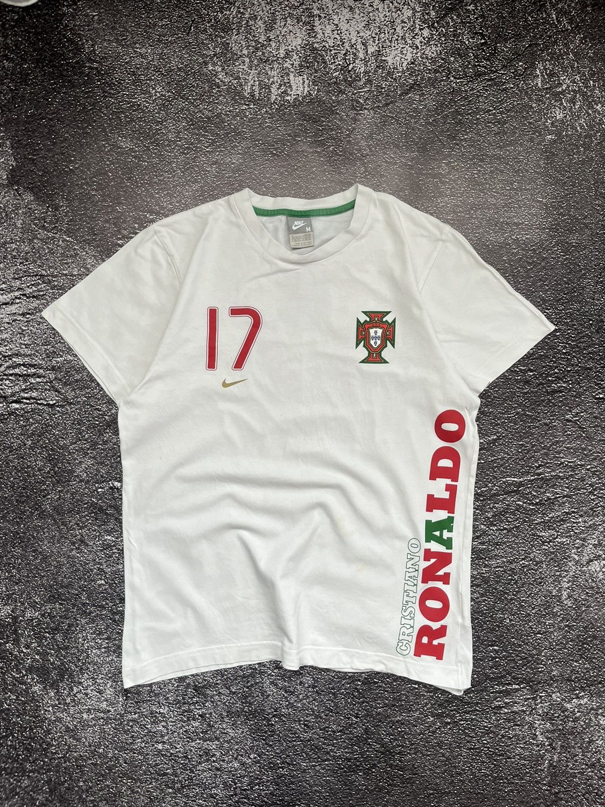 VTG 90s Nike Ronaldo R9 Brazil T-Shirt Mens Large Most