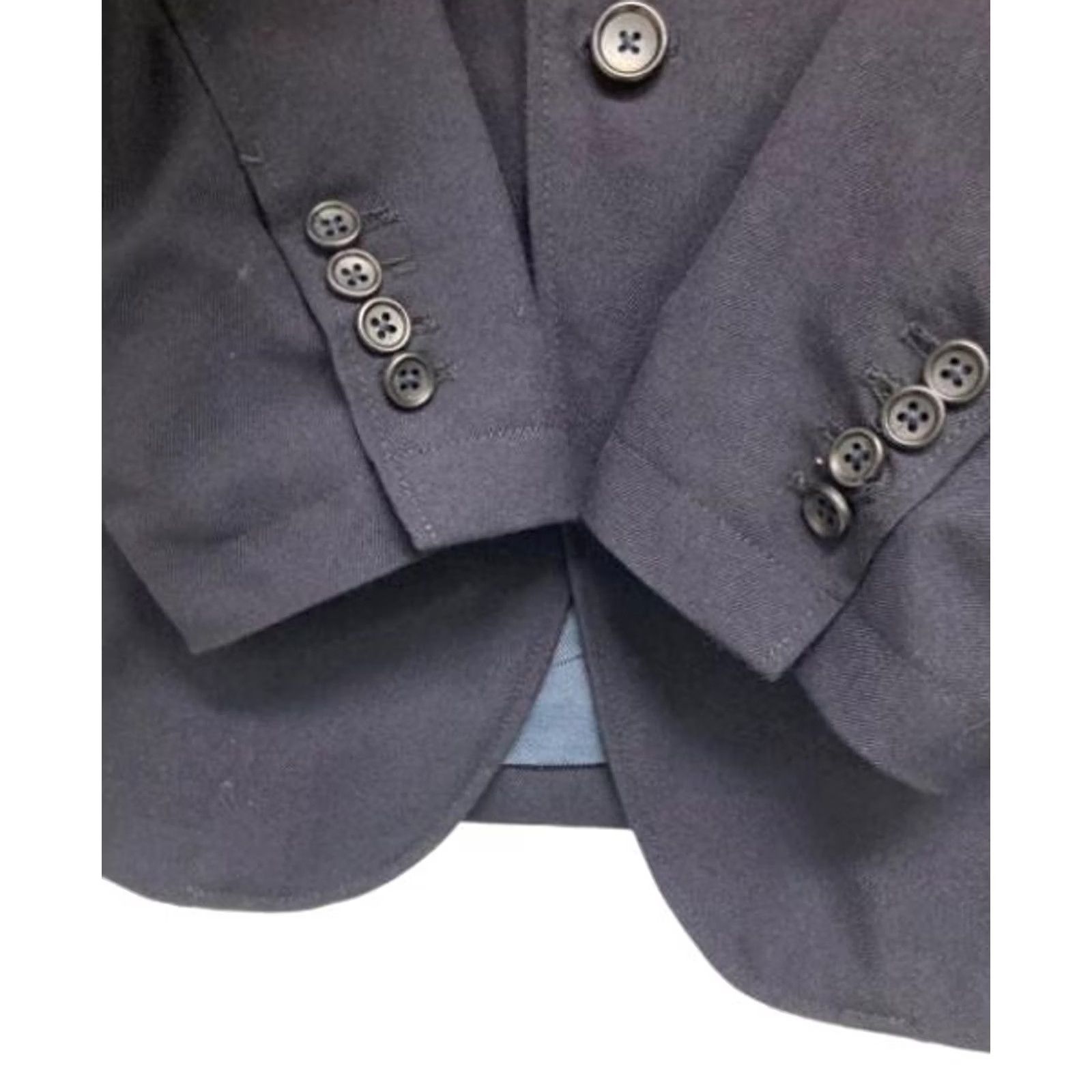 Engineered Garments ENGINEERED GARMENTS BLAZER JACKET MEN SIZE L NAVY WOOL SERGE USED Size 42R - 5 Thumbnail