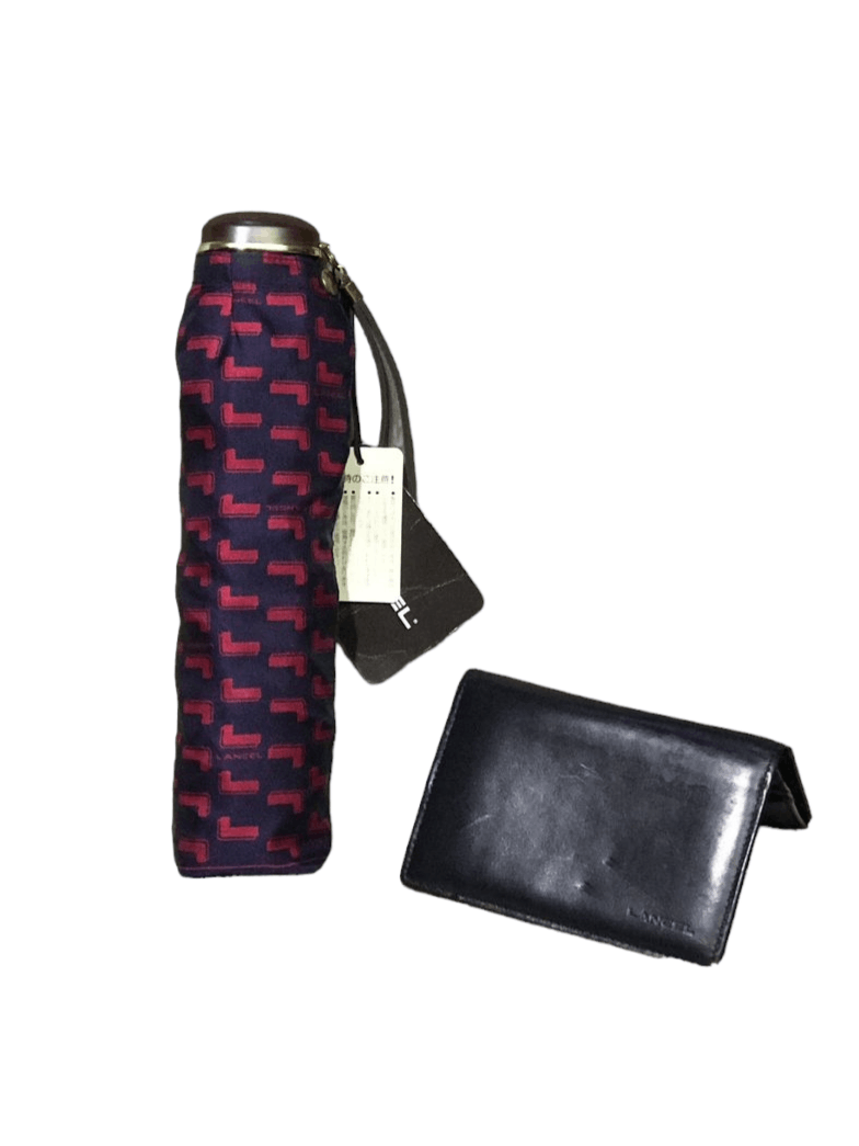 Designer × Lancel Lancel Monogram Umbrella & Leather Card Holder Size ONE SIZE - 6 Thumbnail