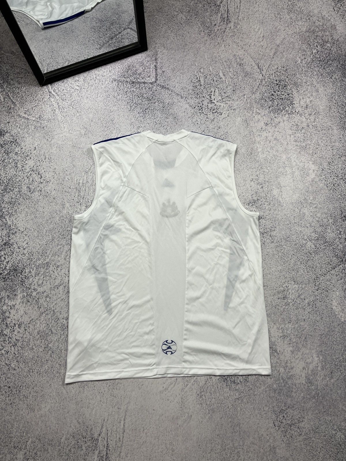 Adidas Newcastle United Adidas Sleeveless Training Jersey 2007 Y2k Size US L / EU 52-54 / 3 - 12 Thumbnail