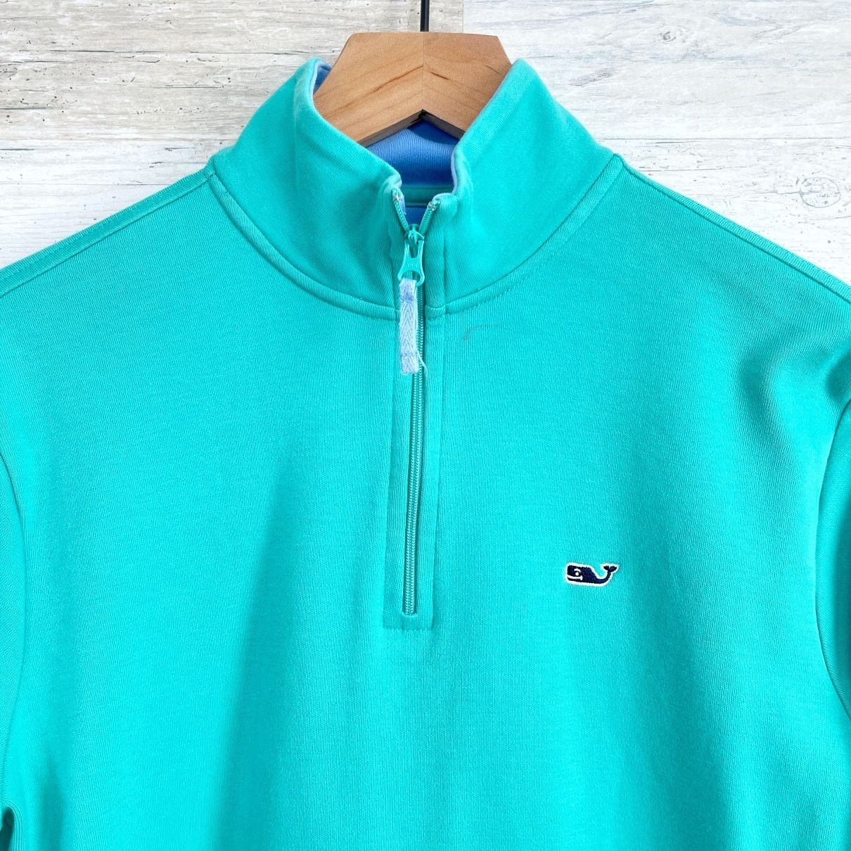 Vineyard Vines Vineyard Vines Pima Cotton 1/4 Zip Green Mens XS Size US XS / EU 42 / 0 - 2 Thumbnail