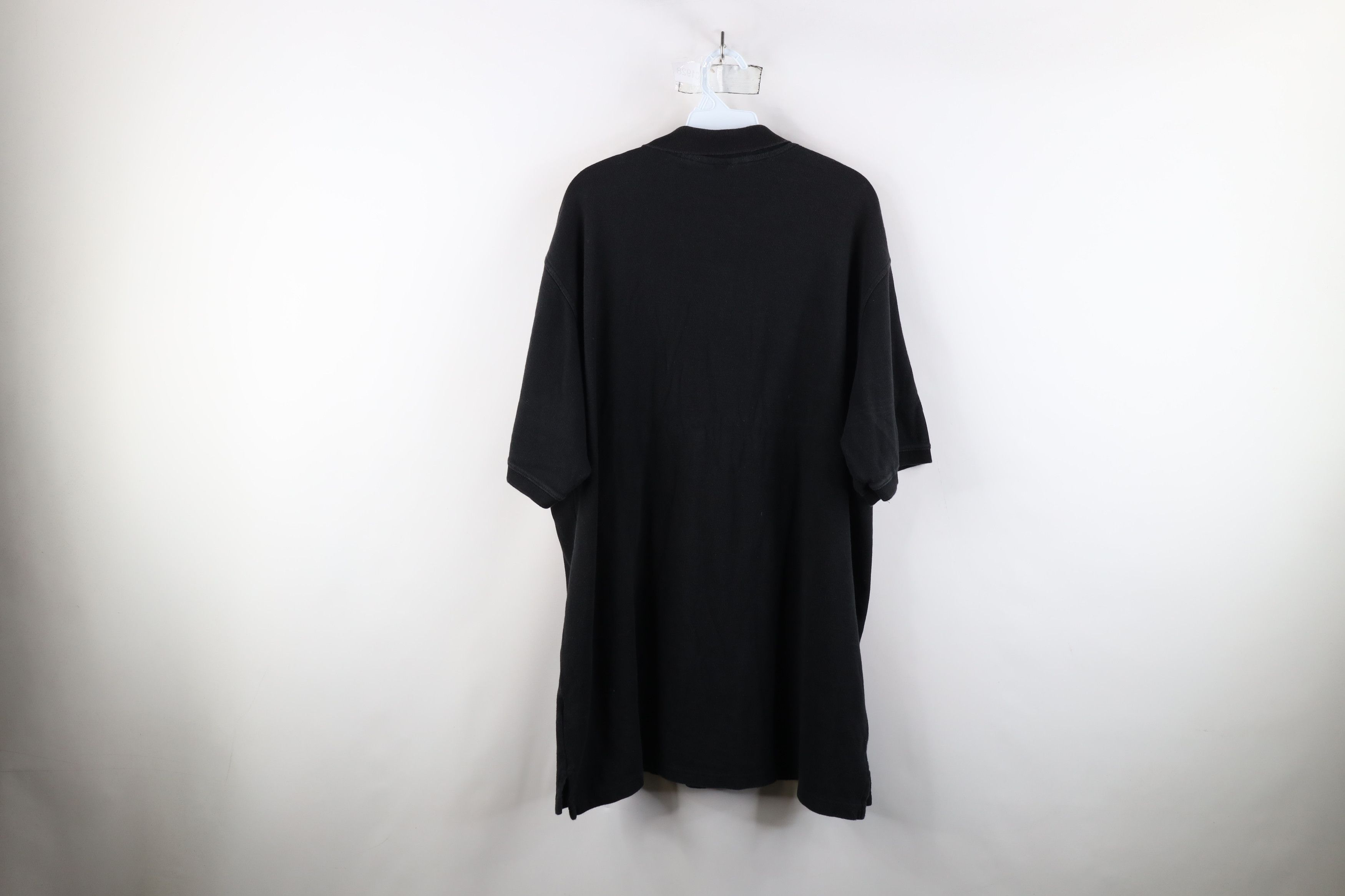 Eddie Bauer × Vintage Vintage 90s Eddie Bauer Blank Collared Polo Shirt Black Size US XXL / EU 58 / 5 - 11 Thumbnail