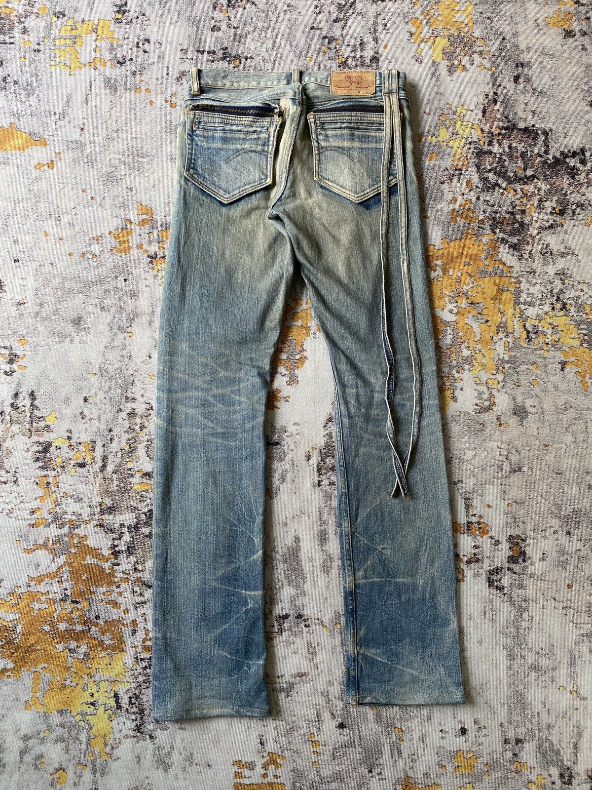 Japanese Brand Tokyo Ripper Rusty Distressed Denim Size US 30 / EU 46 - 2 Thumbnail