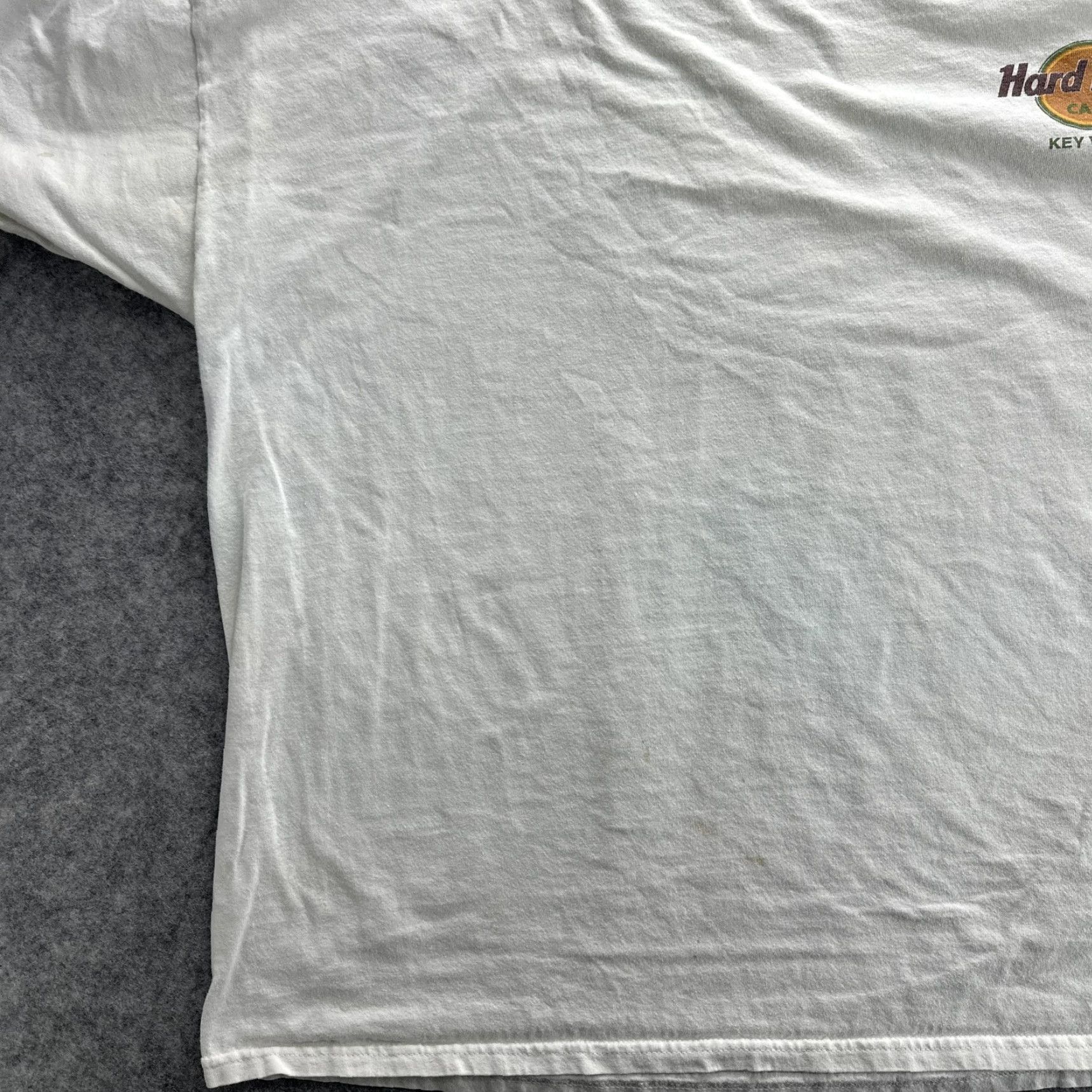 Hard Rock Cafe VINTAGE Hard Rock Cafe T-Shirt Mens Large White Key West Florida Graphic 90s Rock Music Size US L / EU 52-54 / 3 - 5 Thumbnail
