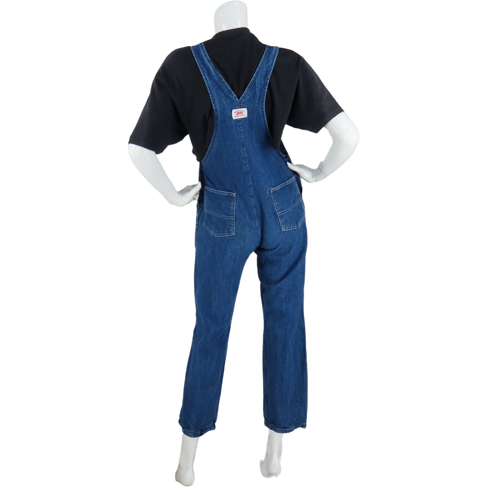 Other Round House Farmer Workwear Festival Denim Jean Overalls 28 Size 28" / US 6 / IT 42 - 1 Thumbnail