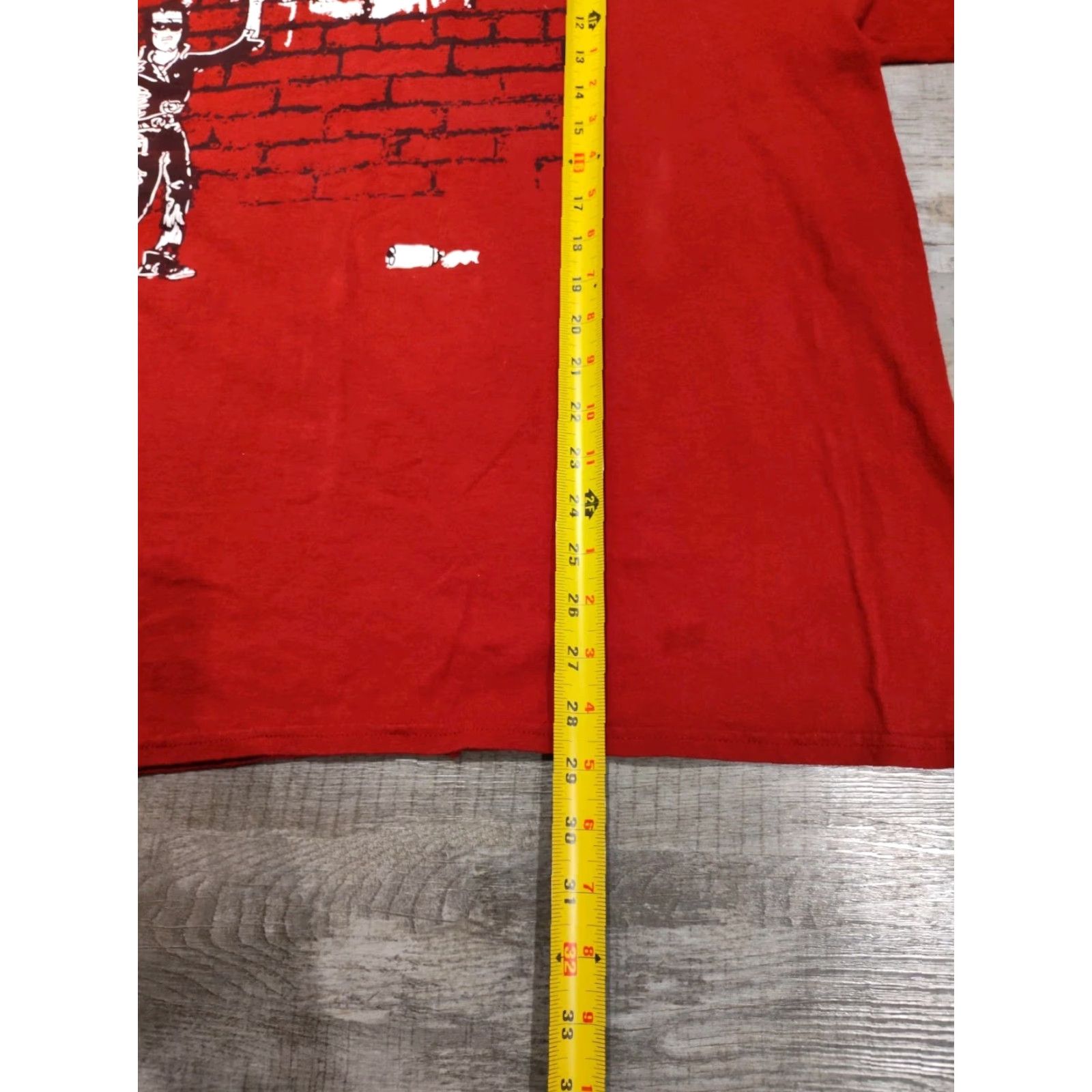 Gildan VINTAGE Gildan The Infected Band T-Shirt Men 2XL Graphic Print Short Sleeve Crew Neck Red Y2K Music Rare Size US XXL / EU 58 / 5 - 6 Thumbnail