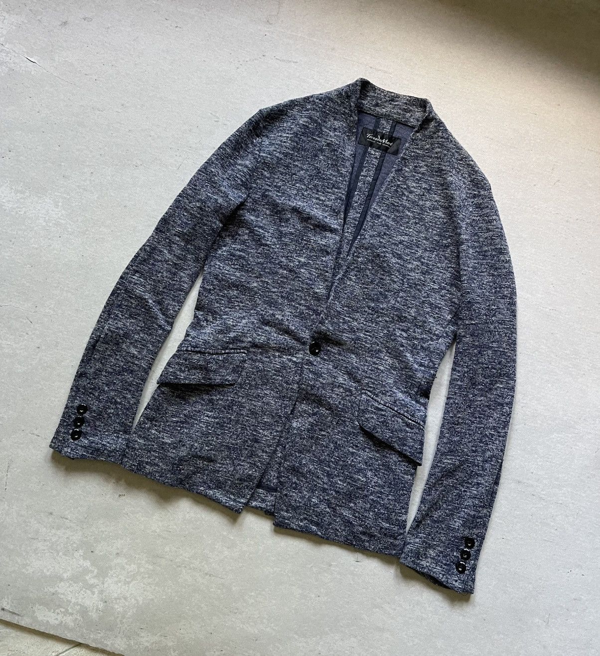 Tornado Mart Tornado Mart Men's Single-Breasted Blazer Jacket Size US S / EU 44-46 / 1 - 4 Thumbnail