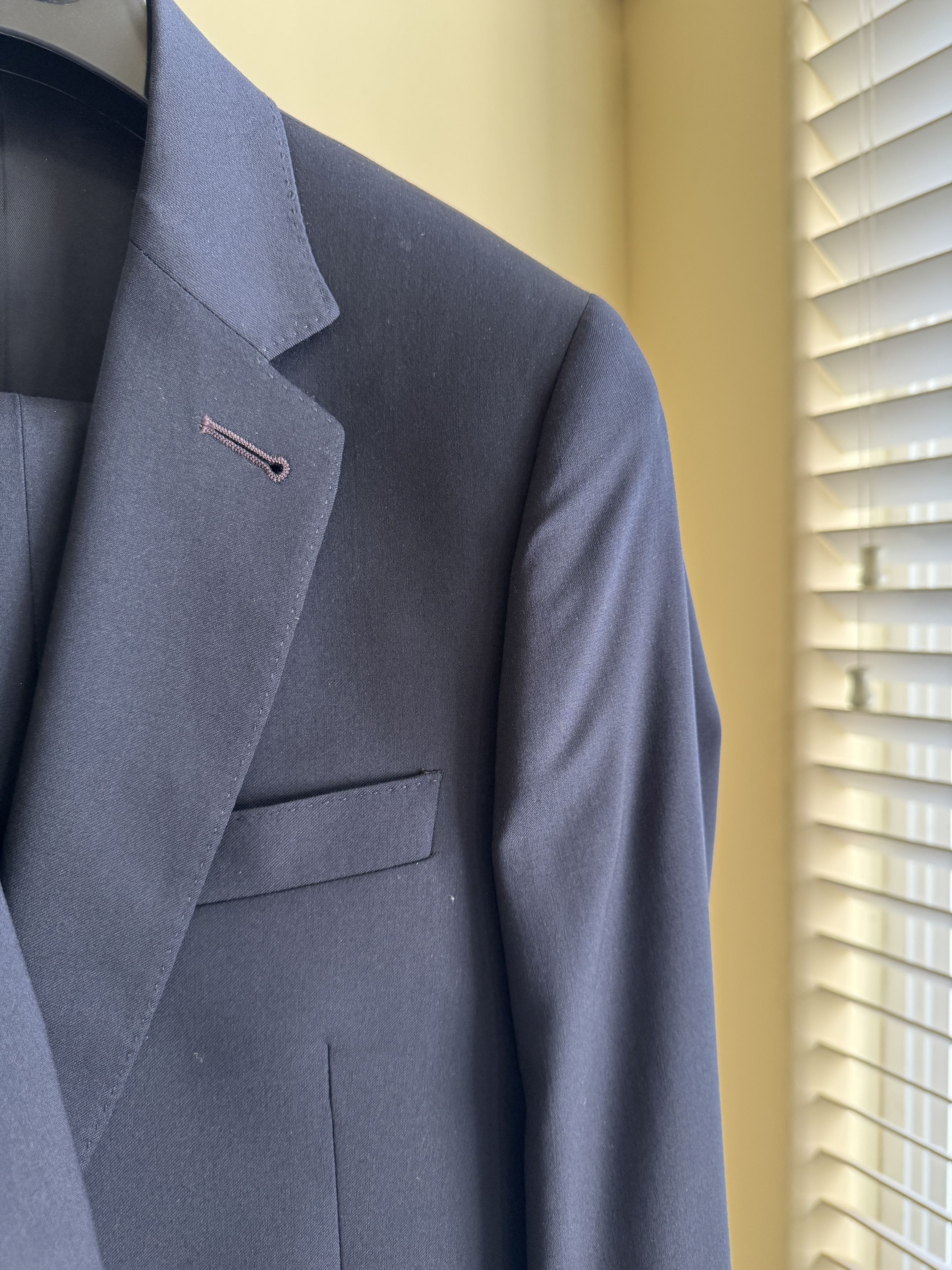 Paul Smith Paul Smith Navy Blue Tailored Wool Suit Size 36 R Size 36R - 2 Thumbnail