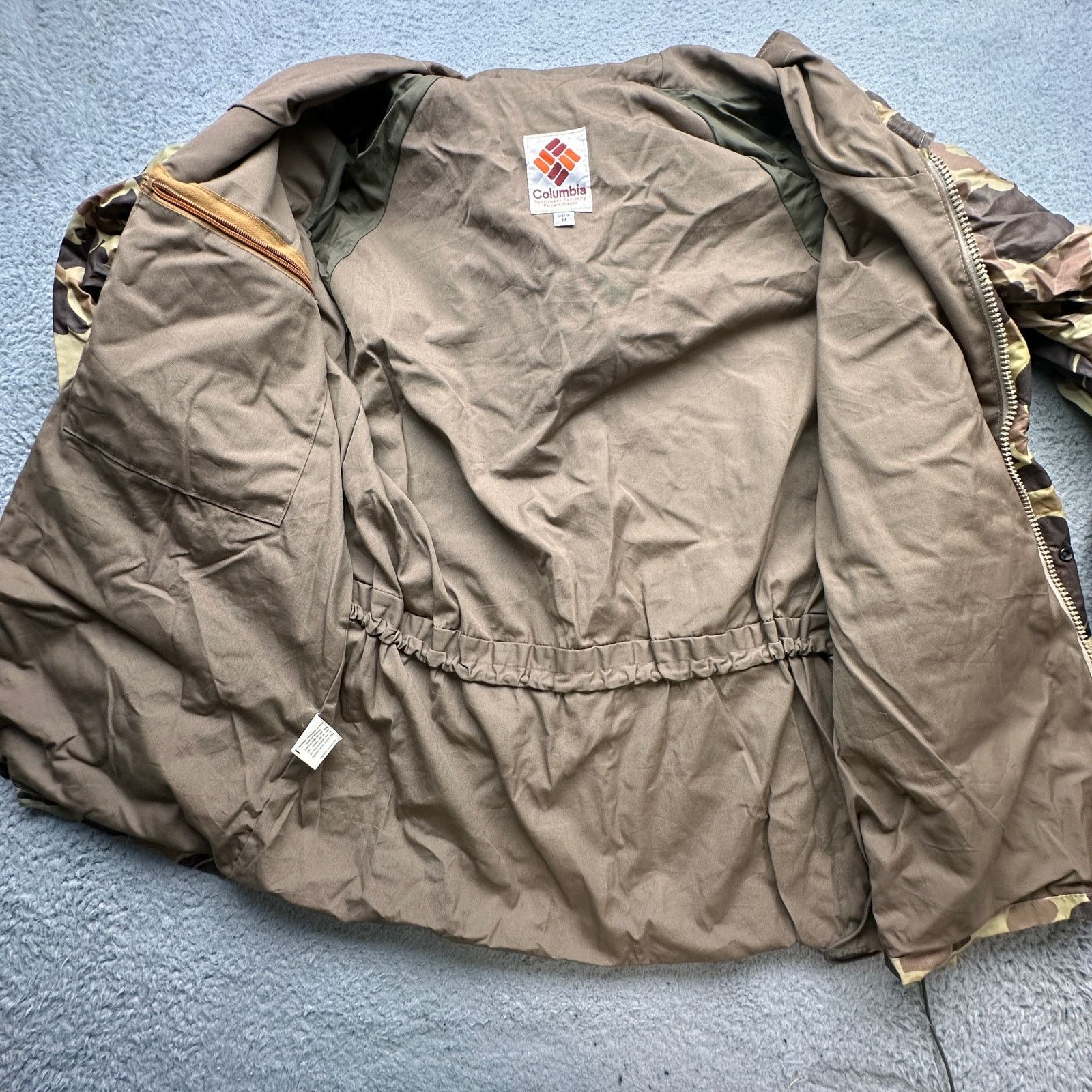 Columbia Vintage Columbia Hunting Nylon Camouflage Jacket Mens Medium Size US M / EU 48-50 / 2 - 8 Thumbnail