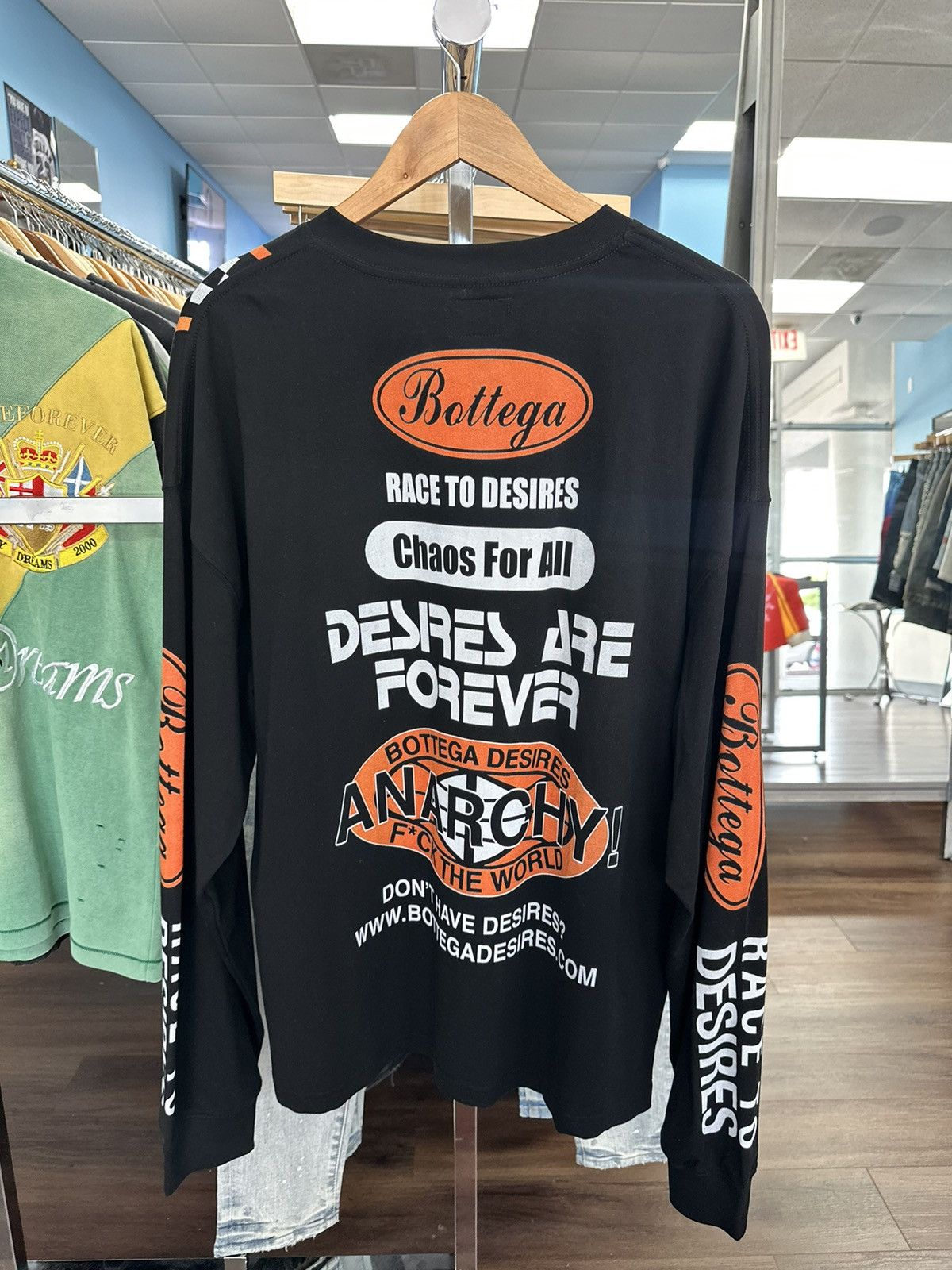 Bottega Desires Bottega Desires Race to Desires Long Sleeve Size US XL / EU 56 / 4 - 2 Thumbnail