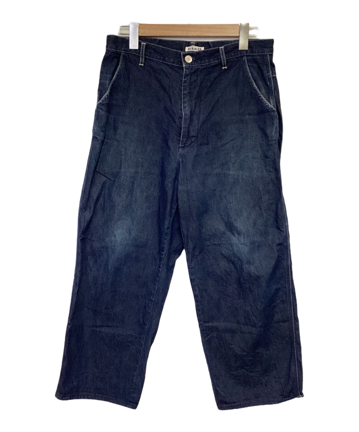 Auralee AURALEE HARD TWIST LIGHT DENIM PANTS 3 Size US 30 / EU 46 - 1 Thumbnail