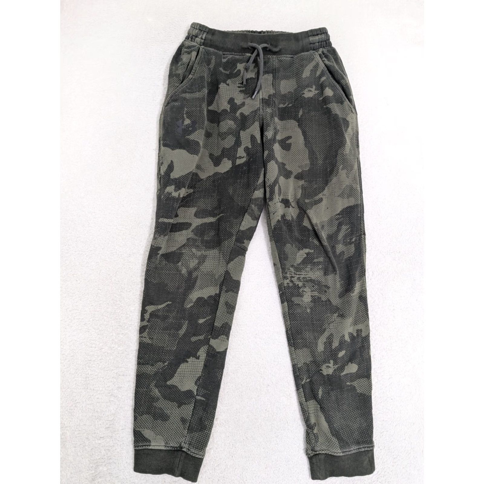 Under Armour UNDER ARMOUR FLEECE LINED Jogger SWEATPANTS Green CAMO MENS Medium Size US 31 - 5 Thumbnail