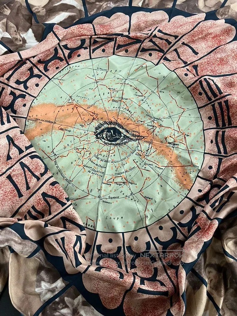 Jean Paul Gaultier Jean Paul Gaultier Silk Church Print Scarf. Size ONE SIZE - 4 Thumbnail