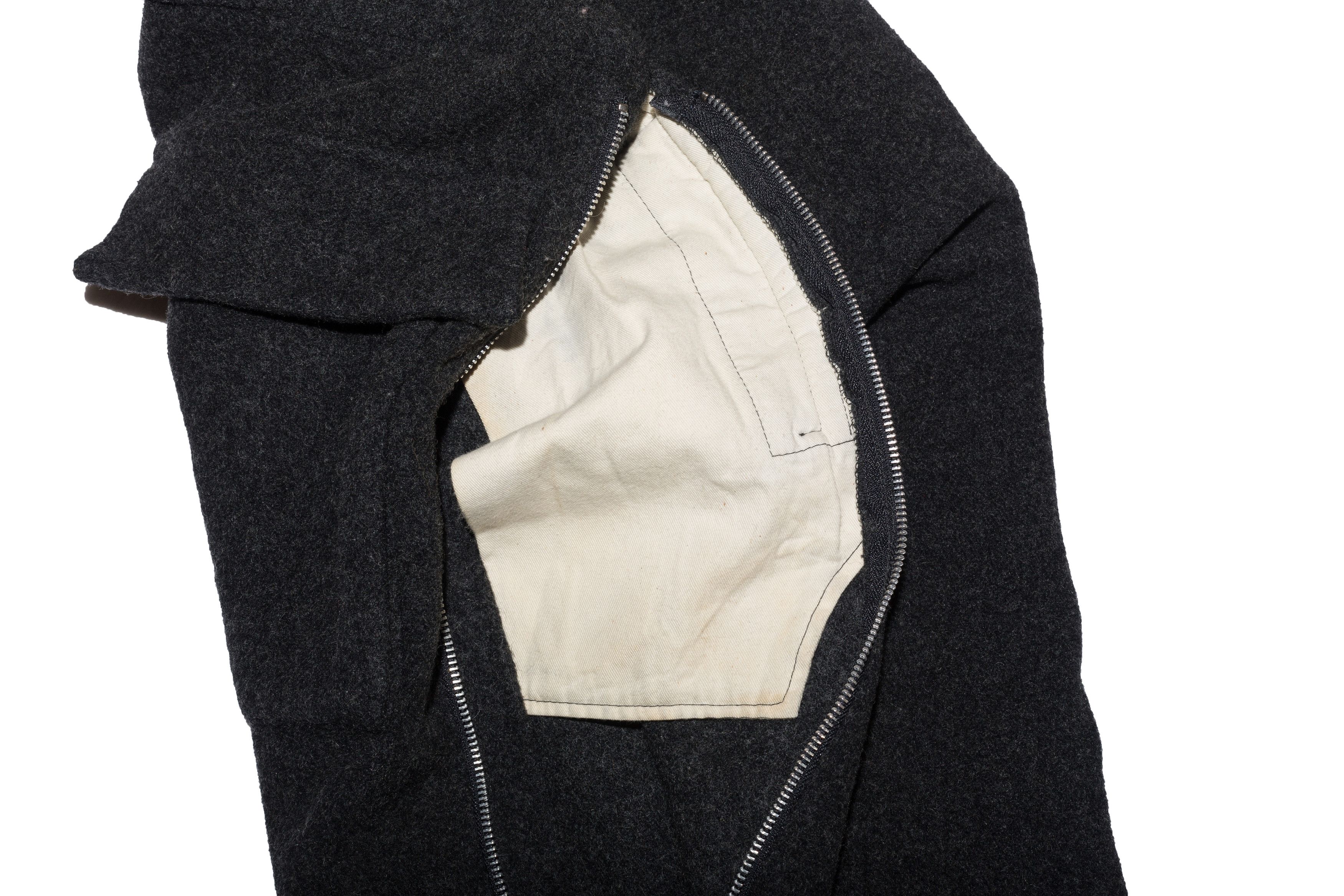 Other HEAVY WOOL FULL SIDE ZIP TROUSERS Size US 30 / EU 46 - 7 Thumbnail