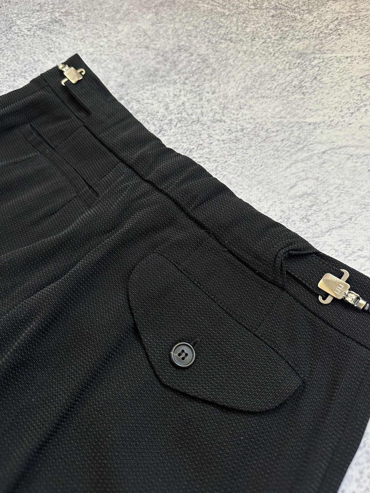 Ann Demeulemeester Ann Demeulemeester Archive Women’s Fluid Wool Pants 38 Size 26" / US 2 / IT 38 - 3 Thumbnail