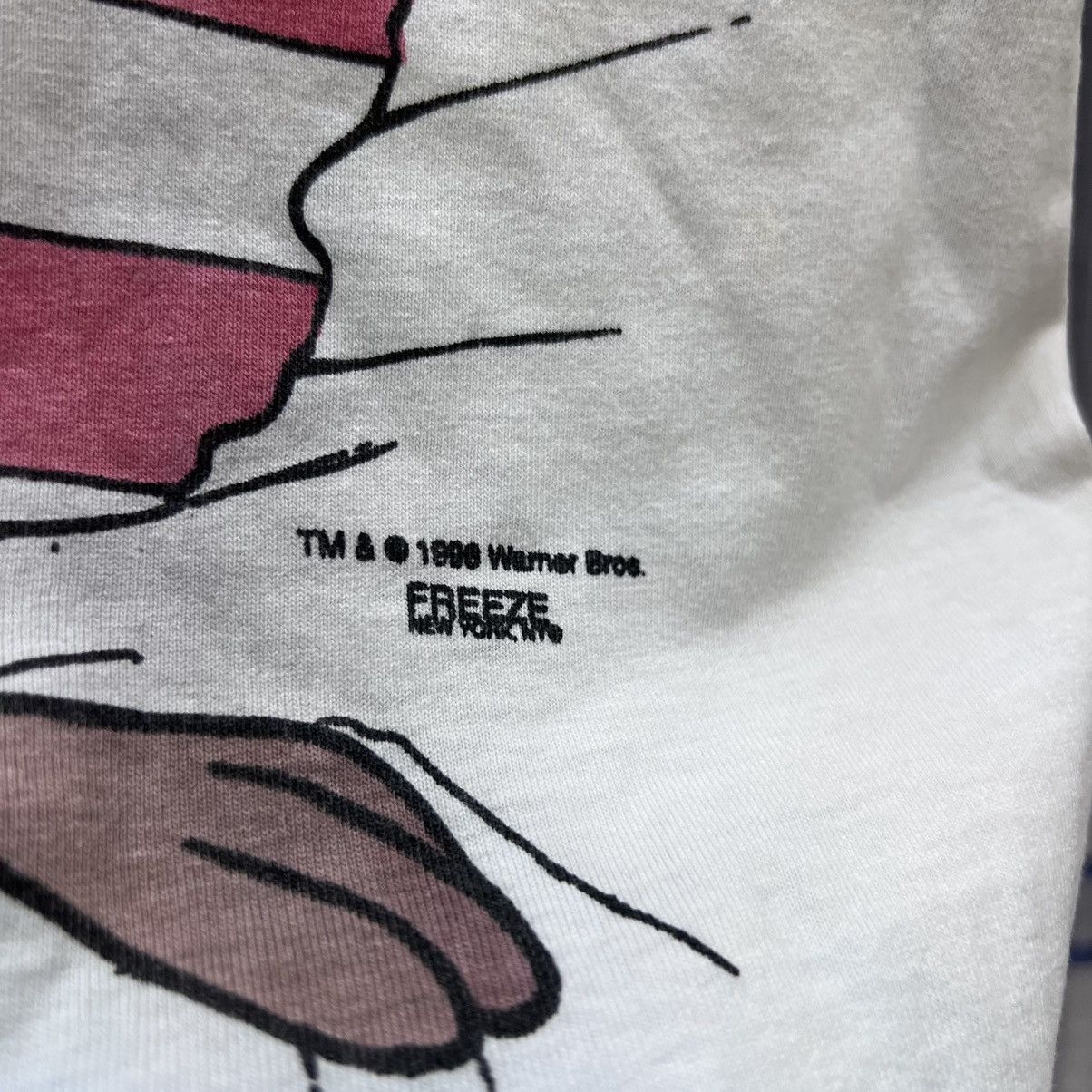 Vintage Vintage 90s Looney Tunes Taz Tasmanian Devil Tee Cartoons Size US L / EU 52-54 / 3 - 3 Thumbnail