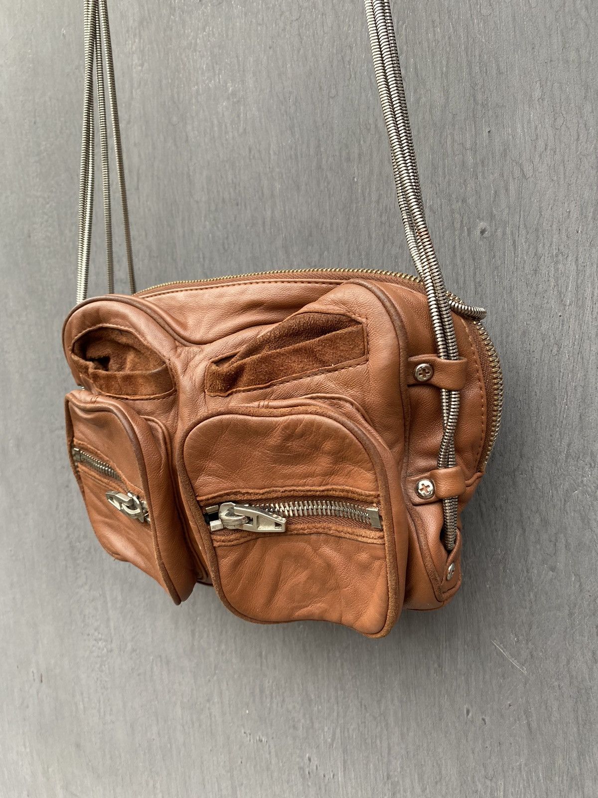 Alexander Wang Alexander Wang Brenda crossbody Leather Brown bag Size ONE SIZE - 5 Thumbnail