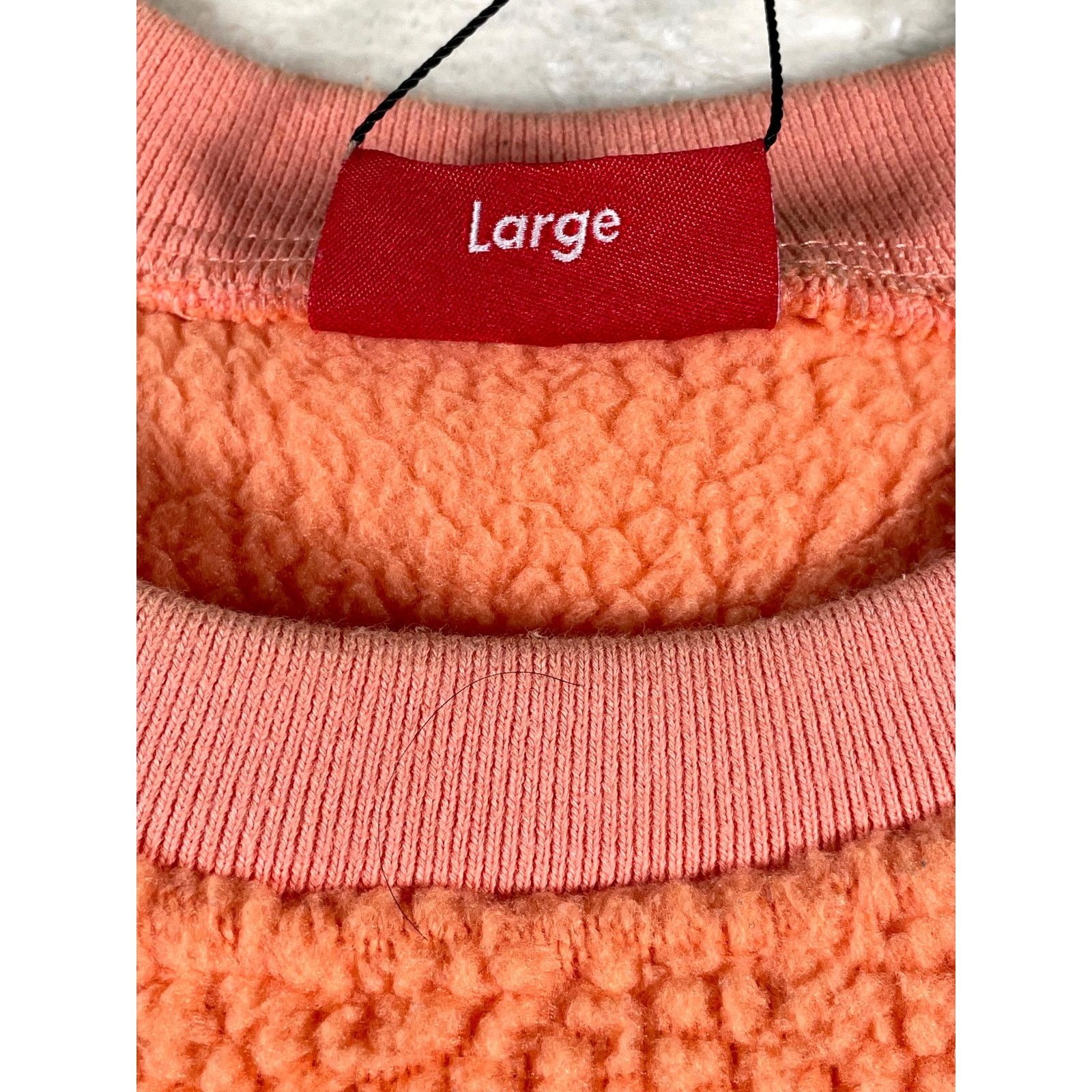 Supreme Supreme Fleece Crewneck Salmon Sweater Size US L / EU 52-54 / 3 - 3 Thumbnail