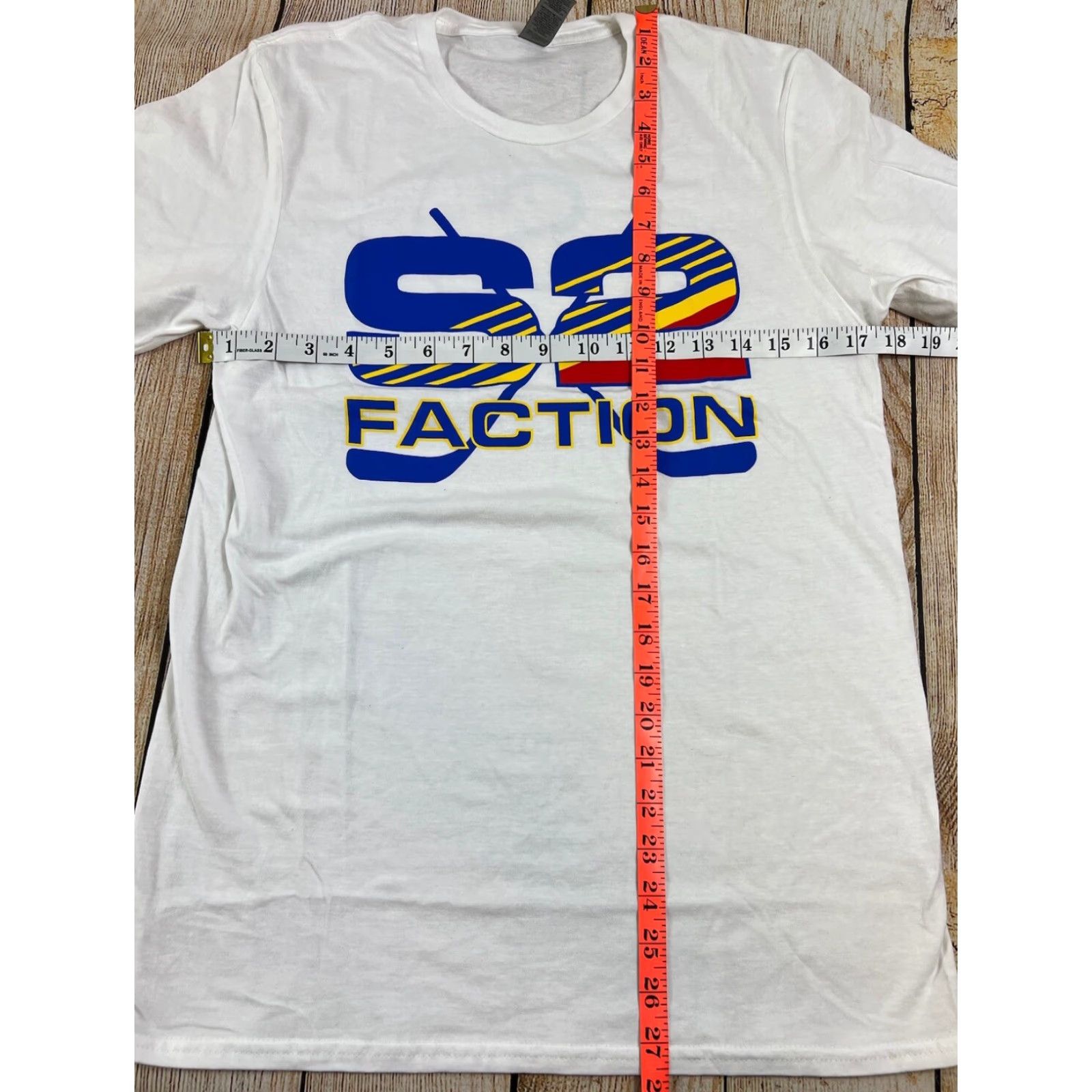 Gildan S2 Faction Supplements T-Shirt White Retro Size S Unisex Adults Small Gym Fitness Modern Hockey Size US S / EU 44-46 / 1 - 5 Thumbnail