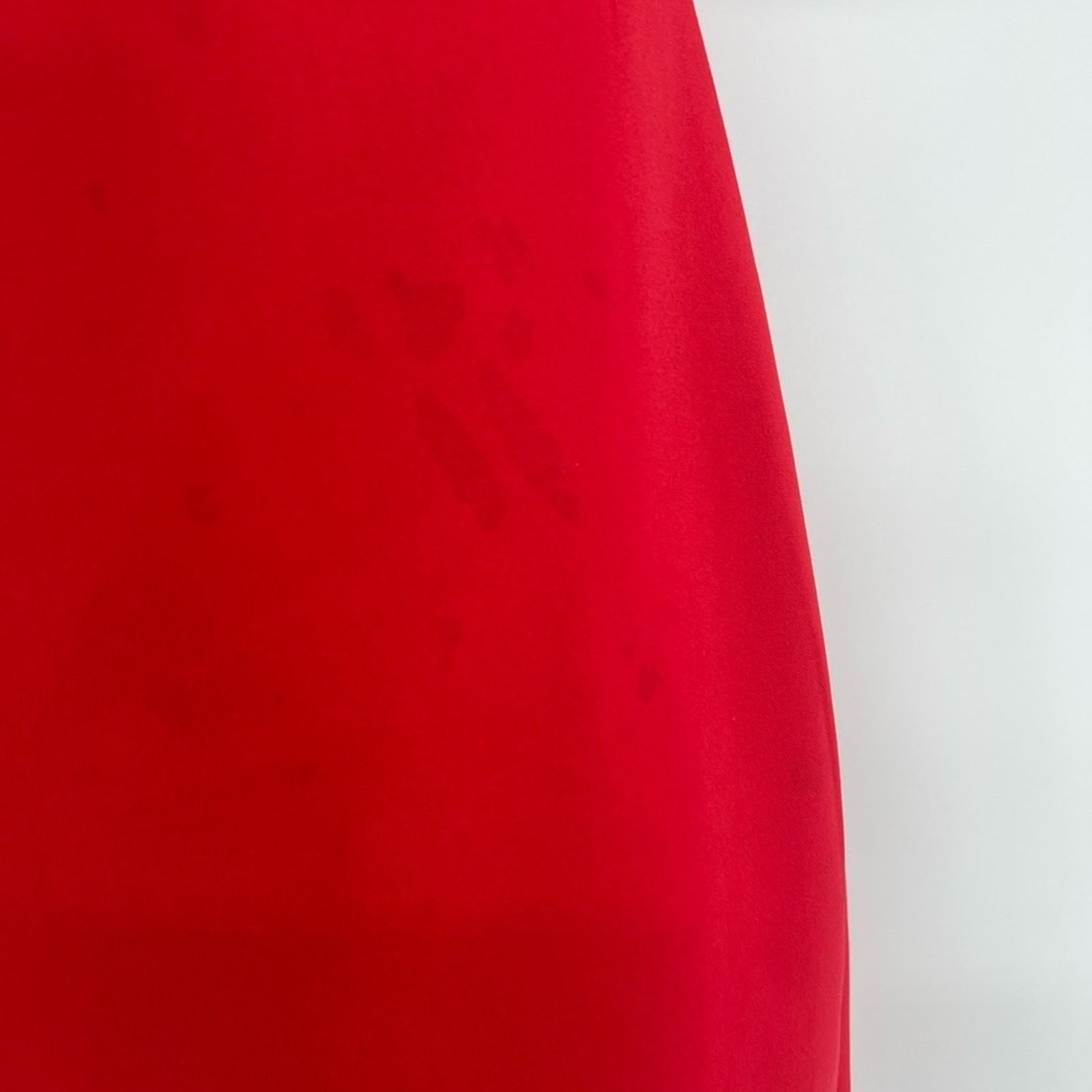 Boohoo Boohoo Red Tight Off Shoulder Ruffled Midi Dress Sz 8 Size M / US 6-8 / IT 42-44 - 6 Thumbnail