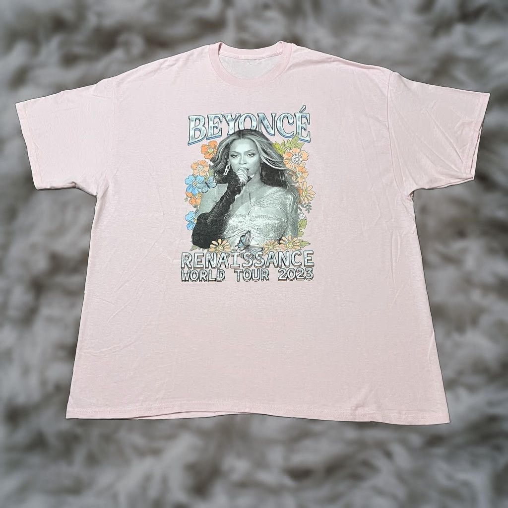 Beyoncé Renaissance World Tour T-Shirt XL Pink Graphic Print