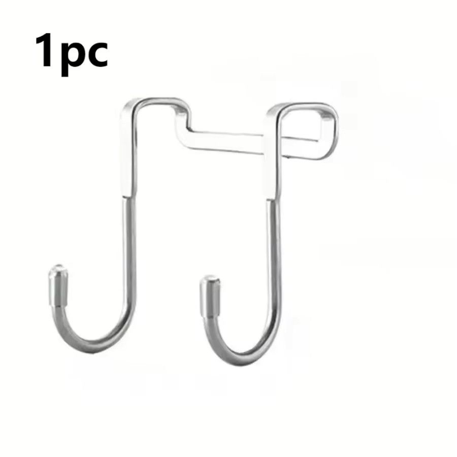 Other 1 Piece Silver Metal Seamless Hook, for Kitchens bathroom Size ONE SIZE - 7 Thumbnail