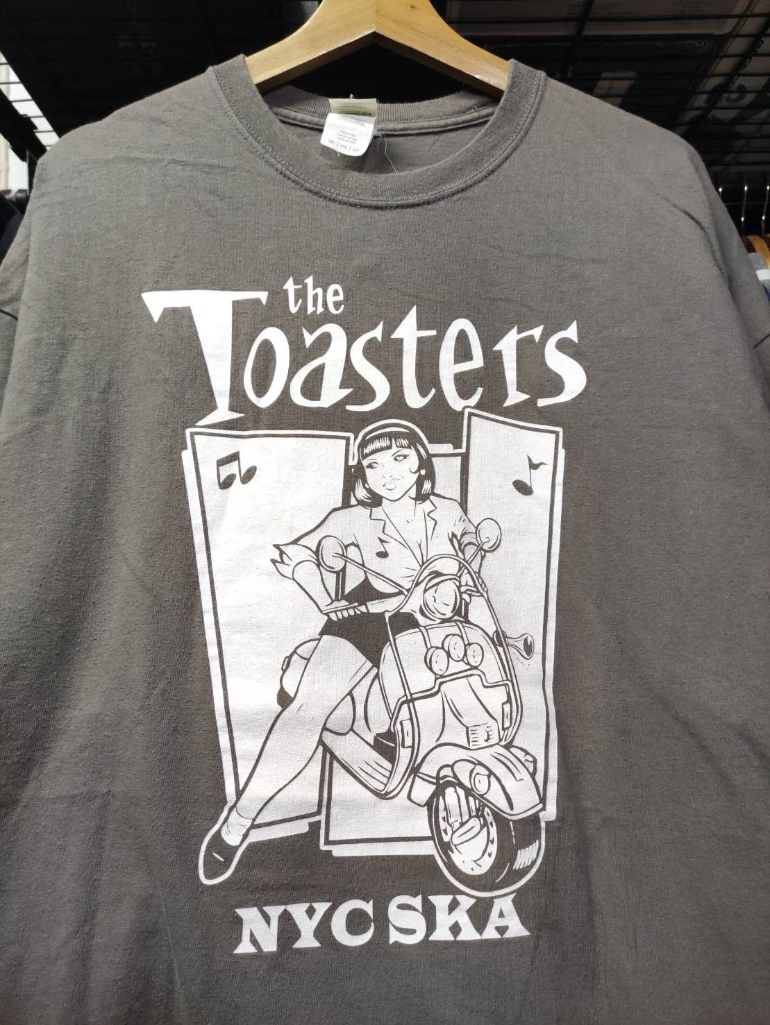 Band Tees Vtg The Toasters New York City Ska Band " Vespa Scooter " Size US XXL / EU 58 / 5 - 1 Thumbnail