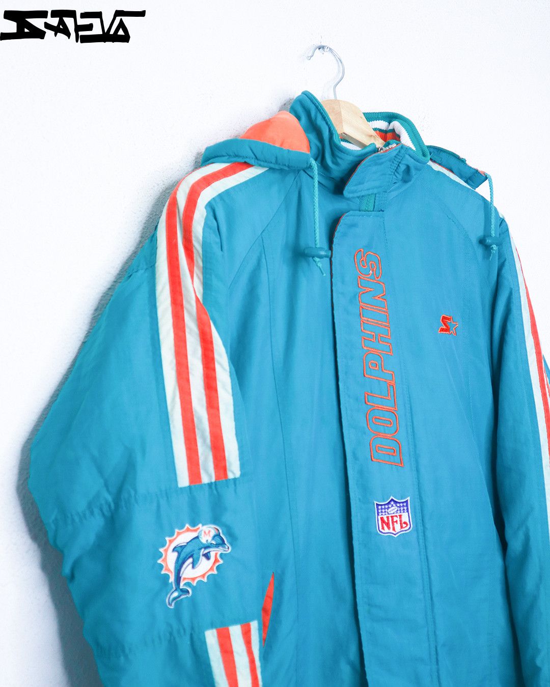 Starter Vintage Starter Pro Line x Miami Dolphins. Made in KOREA Size US L / EU 52-54 / 3 - 4 Thumbnail
