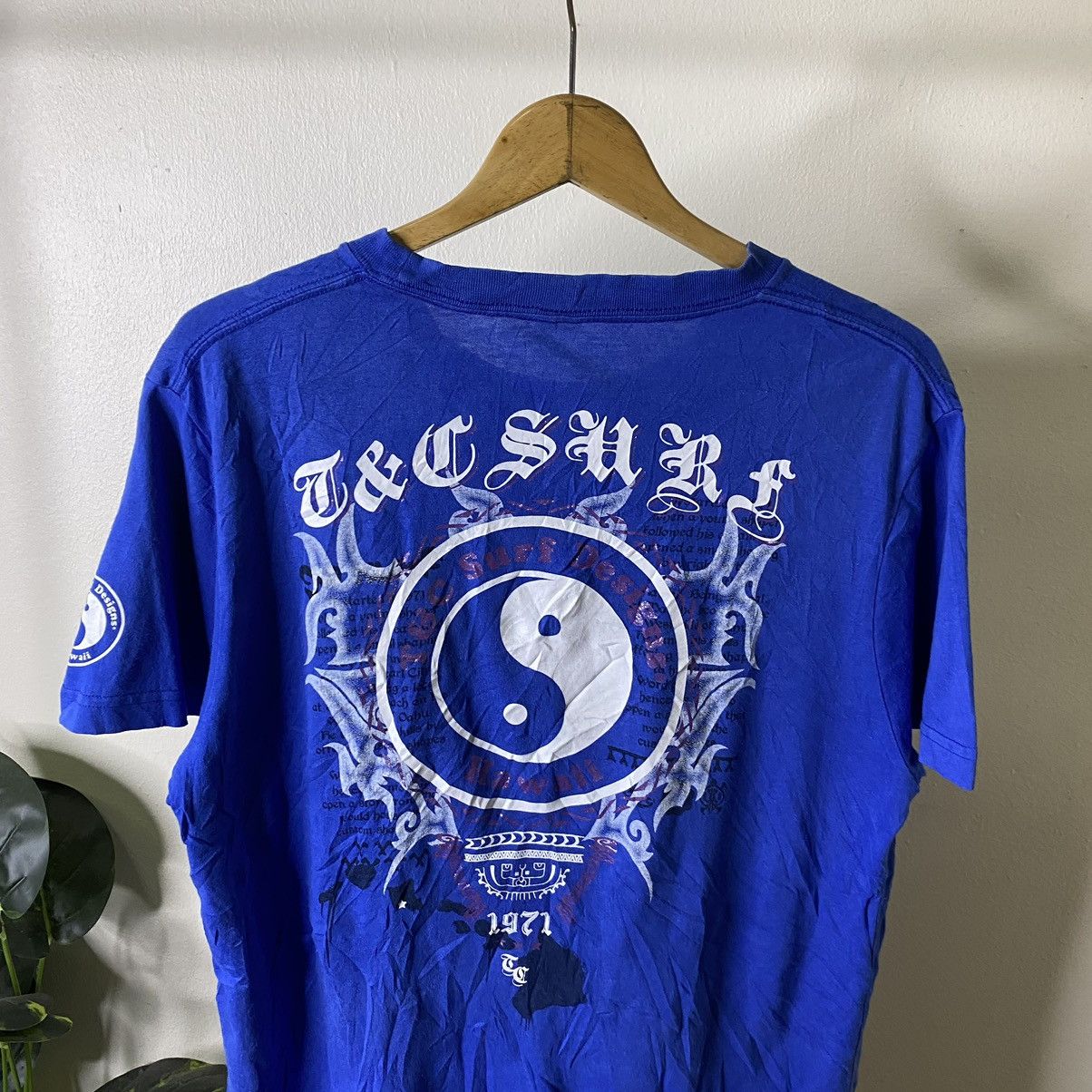 Vintage Vintage Y2K T&C Surf Affliction Design Surf Style Tee Size US M / EU 48-50 / 2 - 2 Thumbnail