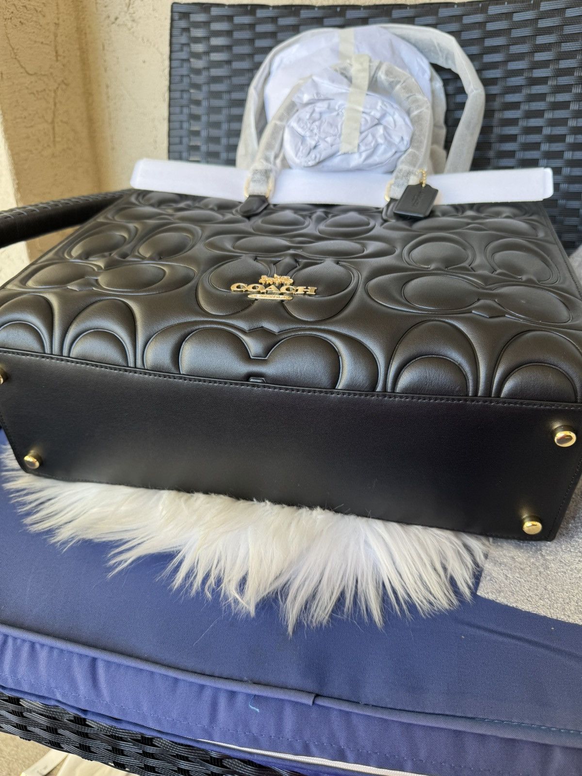 Coach Coach Maggie Tote Bag In Signature Leather cy672 Size ONE SIZE - 5 Thumbnail