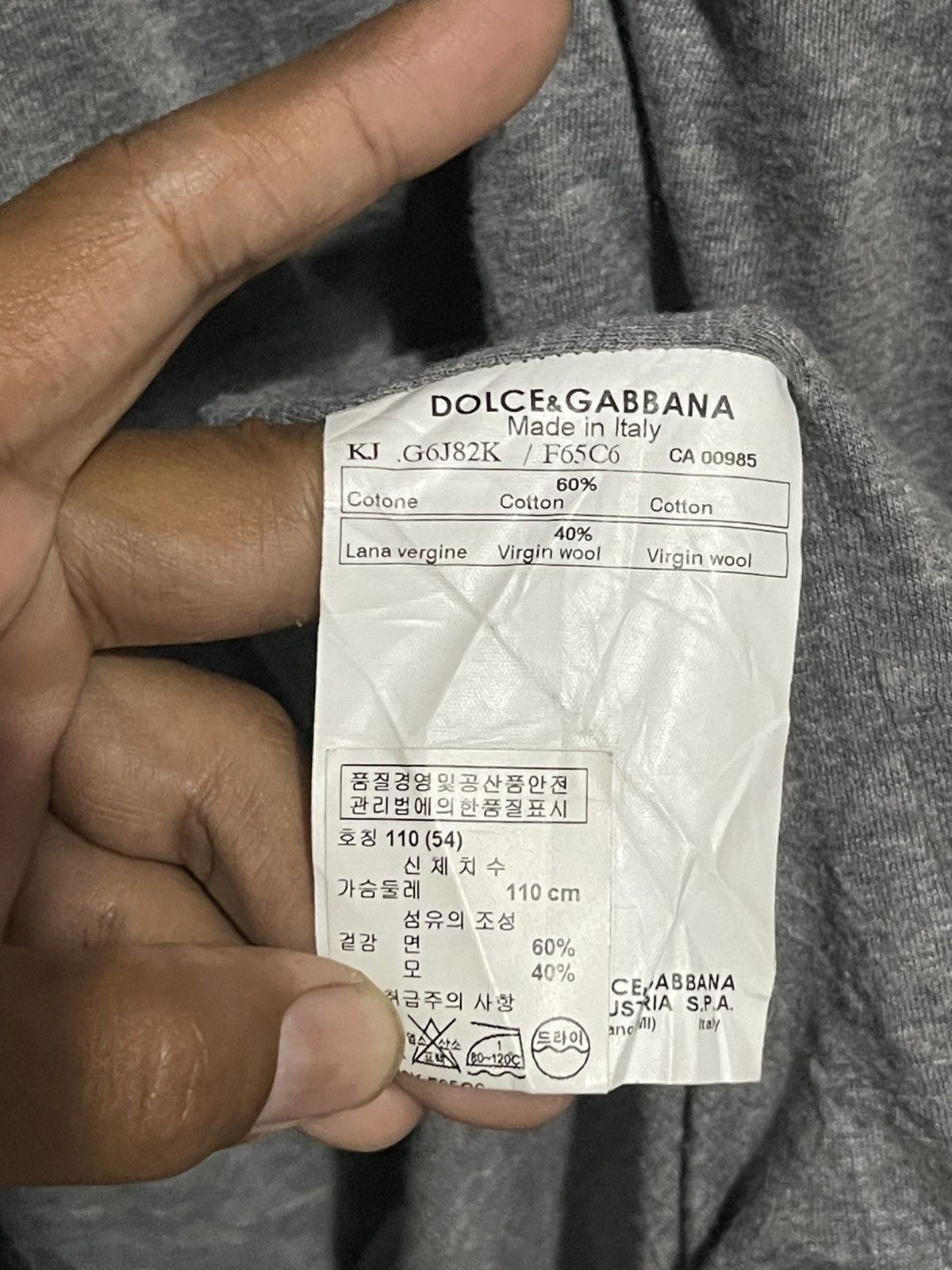 Dolce & Gabbana Dolce & Gabbana Double Layer Knitwear Size US L / EU 52-54 / 3 - 8 Thumbnail