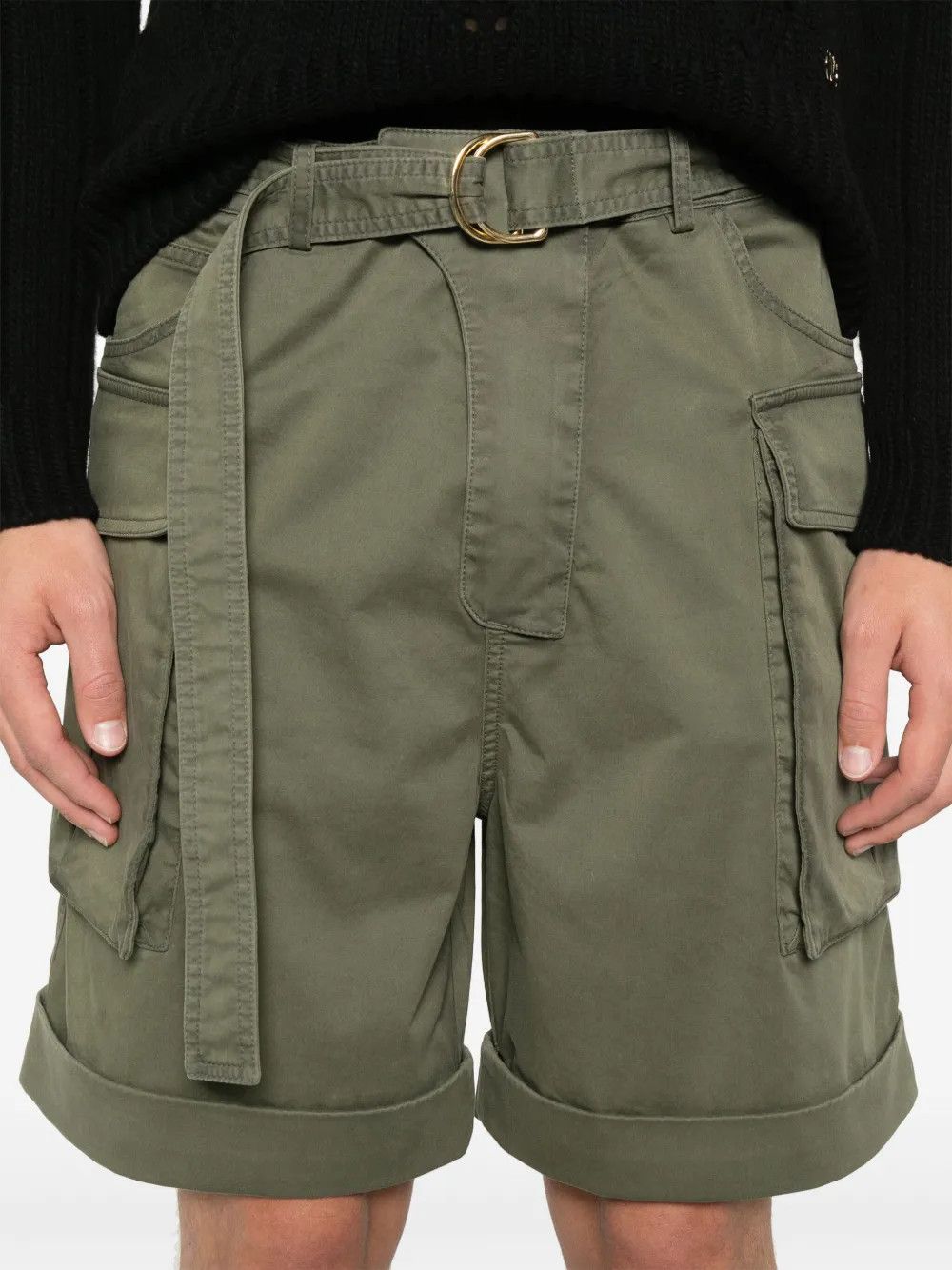 Balmain o1y0426 Short in Military Green Size US 38 / EU 54 - 5 Thumbnail